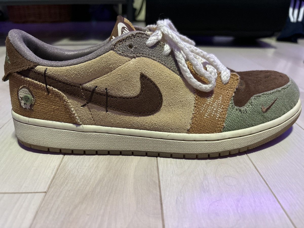 Nike Nike Zion Williamson “VOODOO” Air Jordan 1 Lows Size US 10.5 / EU 43-44 - 2 Thumbnail