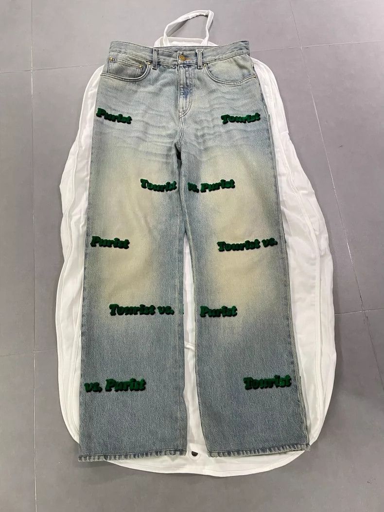 LV Classic Print Denim Jeans Size 30
