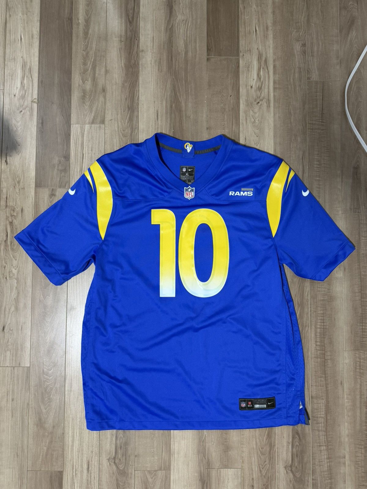 Nike Nike Los Angeles Rams Cooper Kupp #10 blue game jersey Size US XL / EU 56 / 4 - 1 Thumbnail