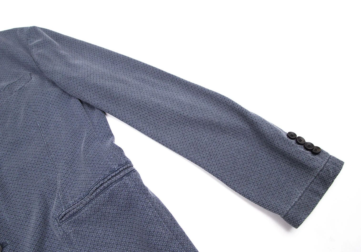 Armani Collezioni Cotton 2B Tailored Jacket in Navy Size 50 Size US M / EU 48-50 / 2 - 7 Thumbnail