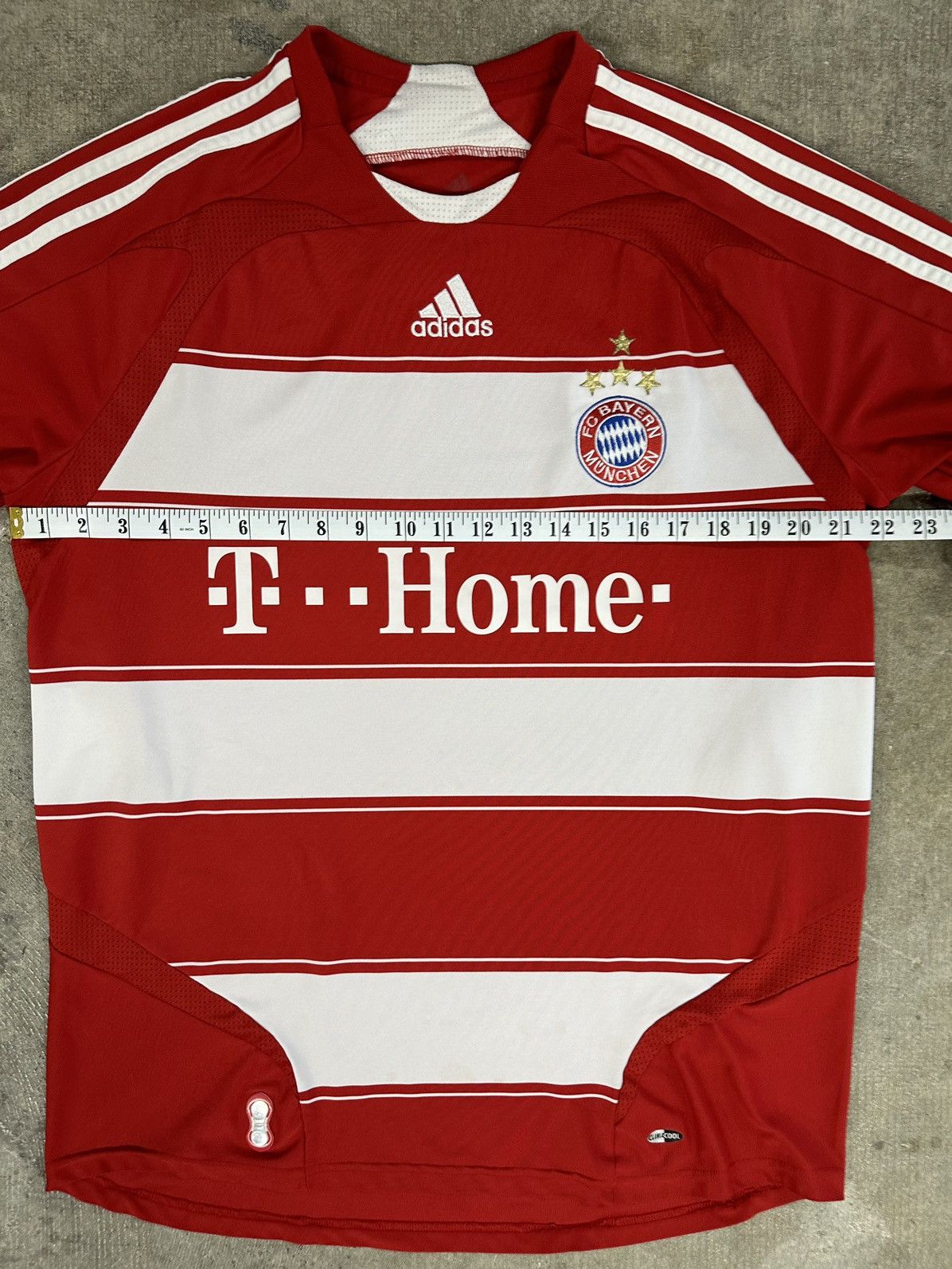 Vintage Adidas 08-09 FC Bayern Munchen Soccer Jersey Kit Home Size US L / EU 52-54 / 3 - 13 Thumbnail