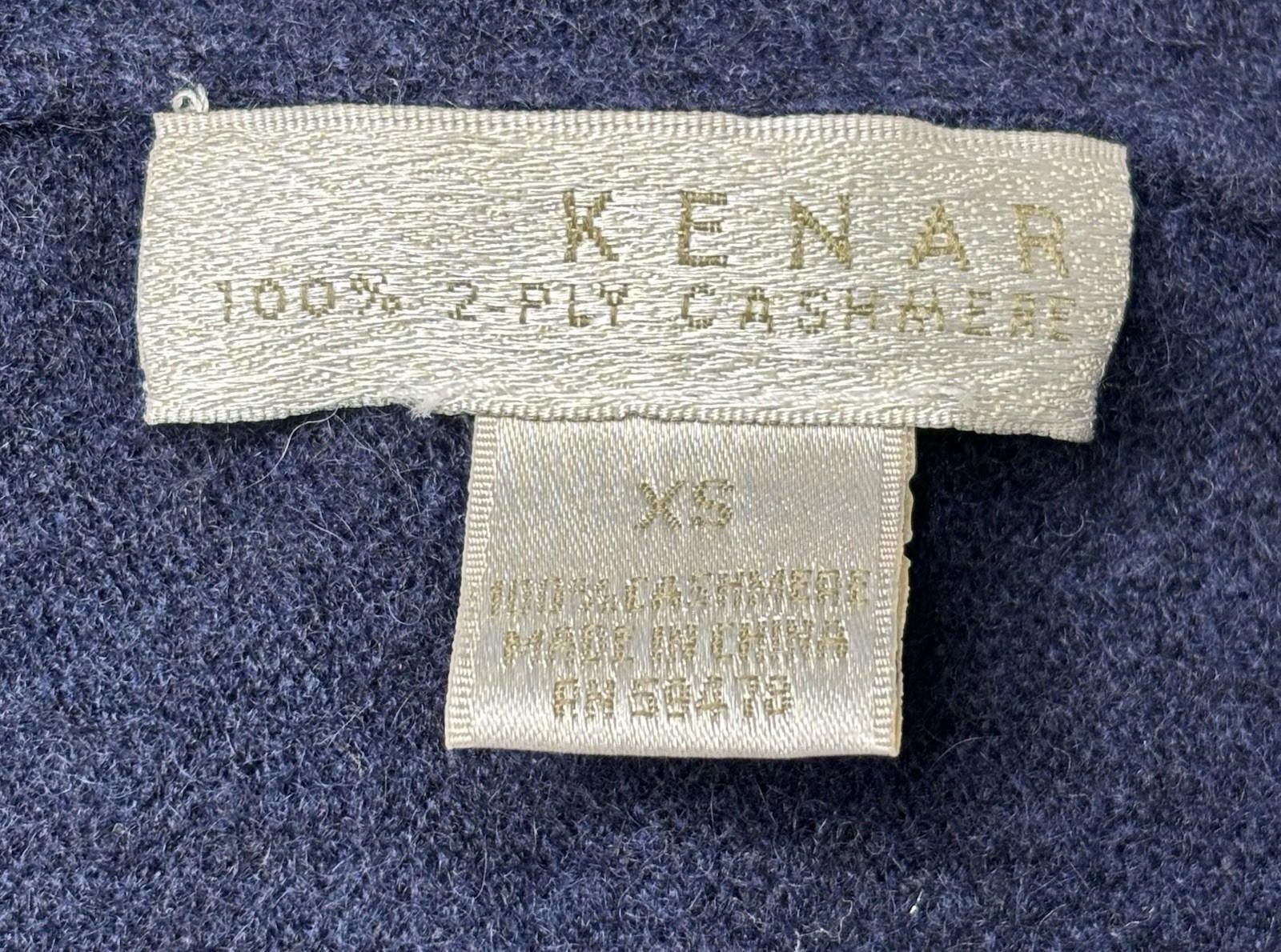 Kendrick Lamar Kenar Cashmere Cardigan Sweater Women's XS Open Wrap FLAW Size XS / US 0-2 / IT 36-38 - 2 Thumbnail