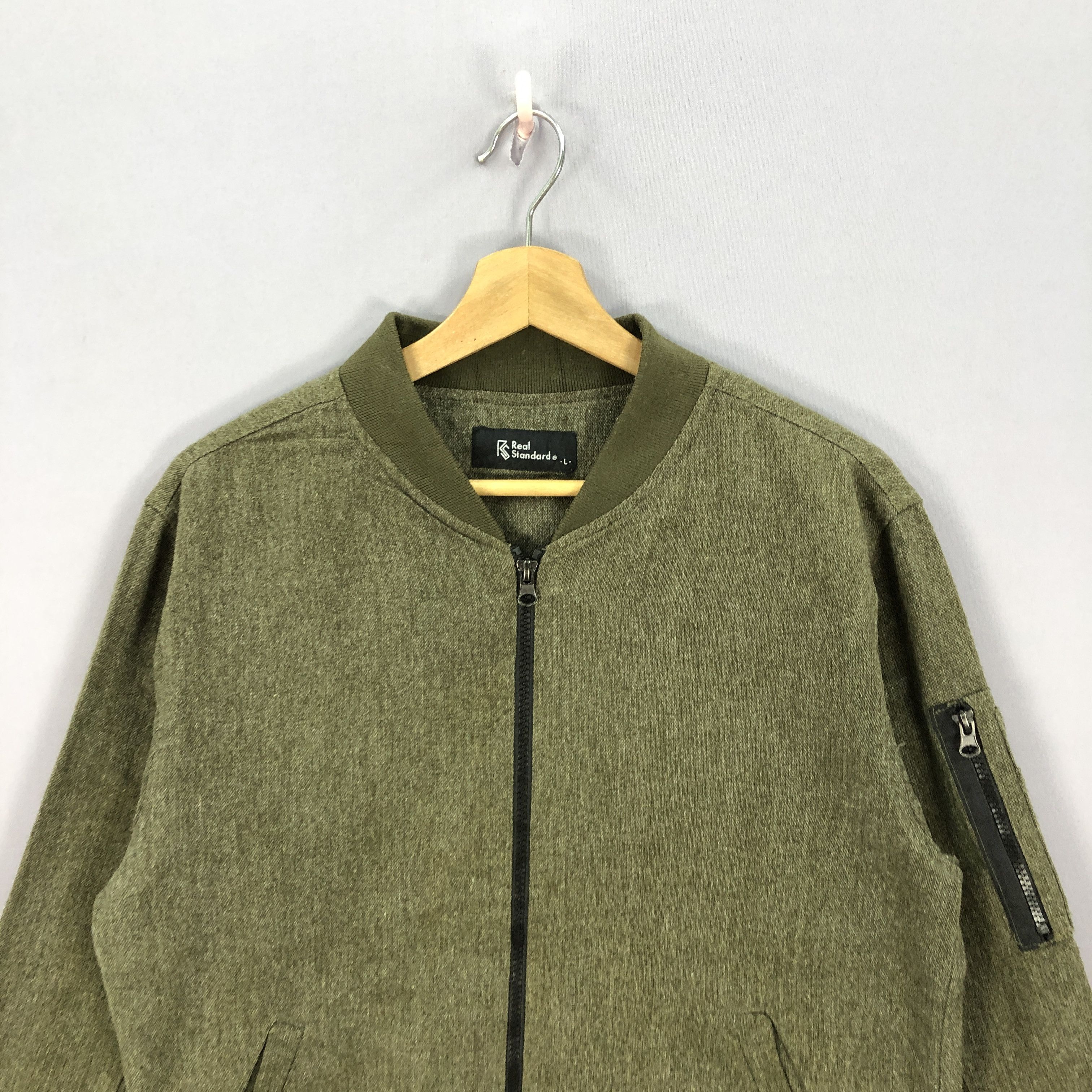Japanese Brand × Vintage Vintage Real Standard Japanese Brand Bomber Jacket Size S / US 4 / IT 40 - 3 Thumbnail