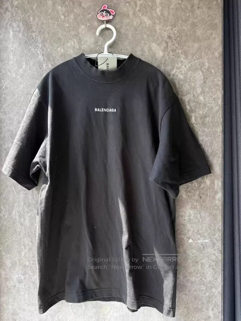 Balenciaga Balenciaga Front and Back Embroidered Logo Short Sleeve Size US XS / EU 42 / 0 - 1 Thumbnail