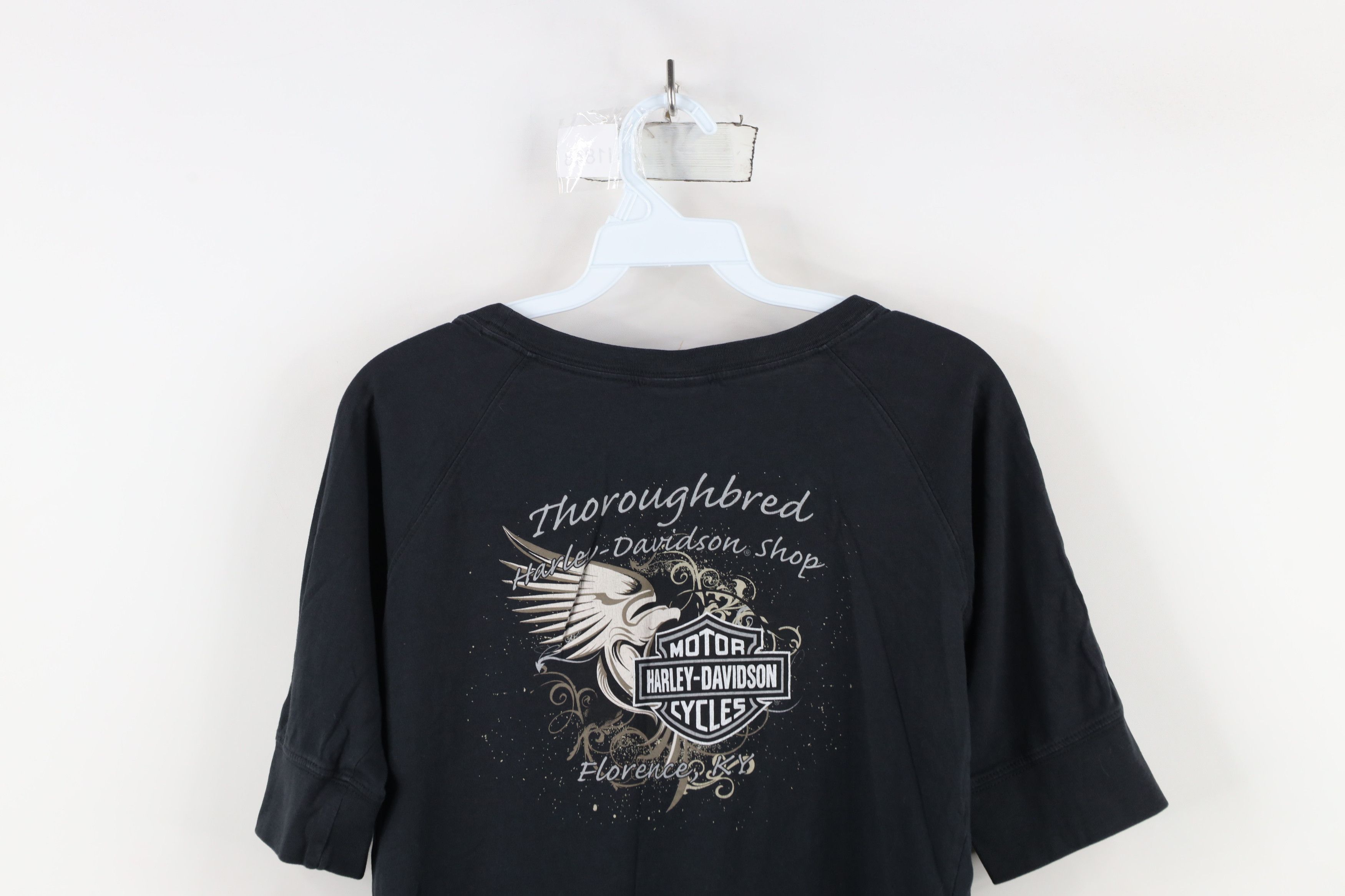 Harley Davidson × Vintage Vintage Y2K Harley Davidson Crown Wings 3/4 Sleeve T-Shirt Size M / US 6-8 / IT 42-44 - 13 Thumbnail