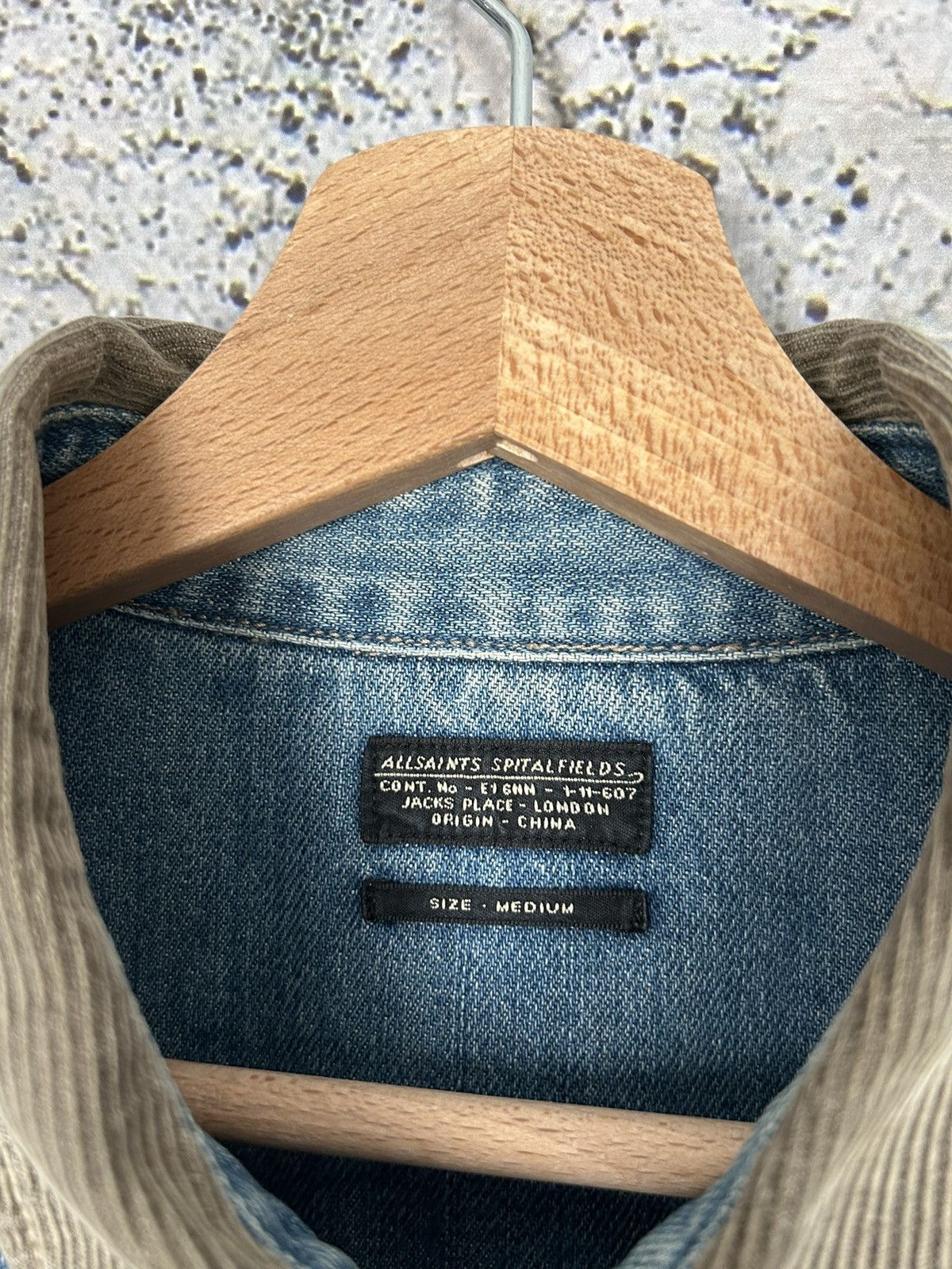 Allsaints Allsaints Denim Shirts Jeans Grunge Punk Streetwear Vintage Size US M / EU 48-50 / 2 - 6 Thumbnail