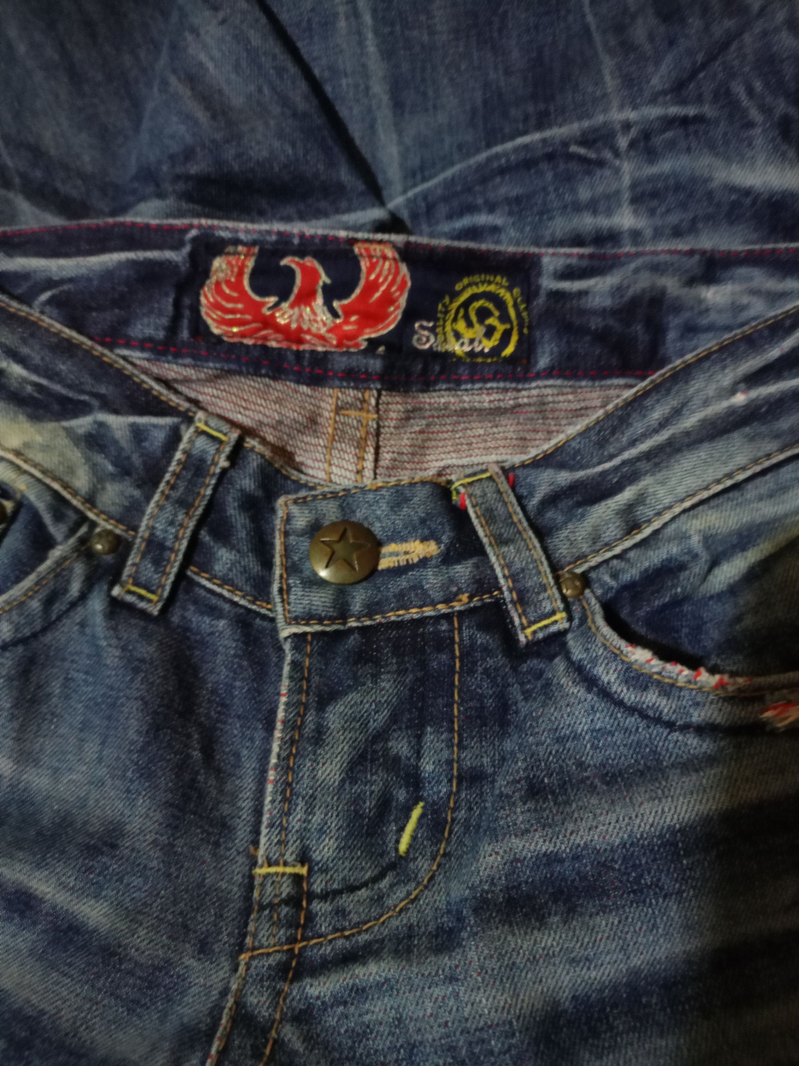 If Six Was Nine × Japanese Brand × Tornado Mart Flare Ssial Denim pants style ifsixwasnine tornado mart Size US 30 / EU 46 - 5 Thumbnail