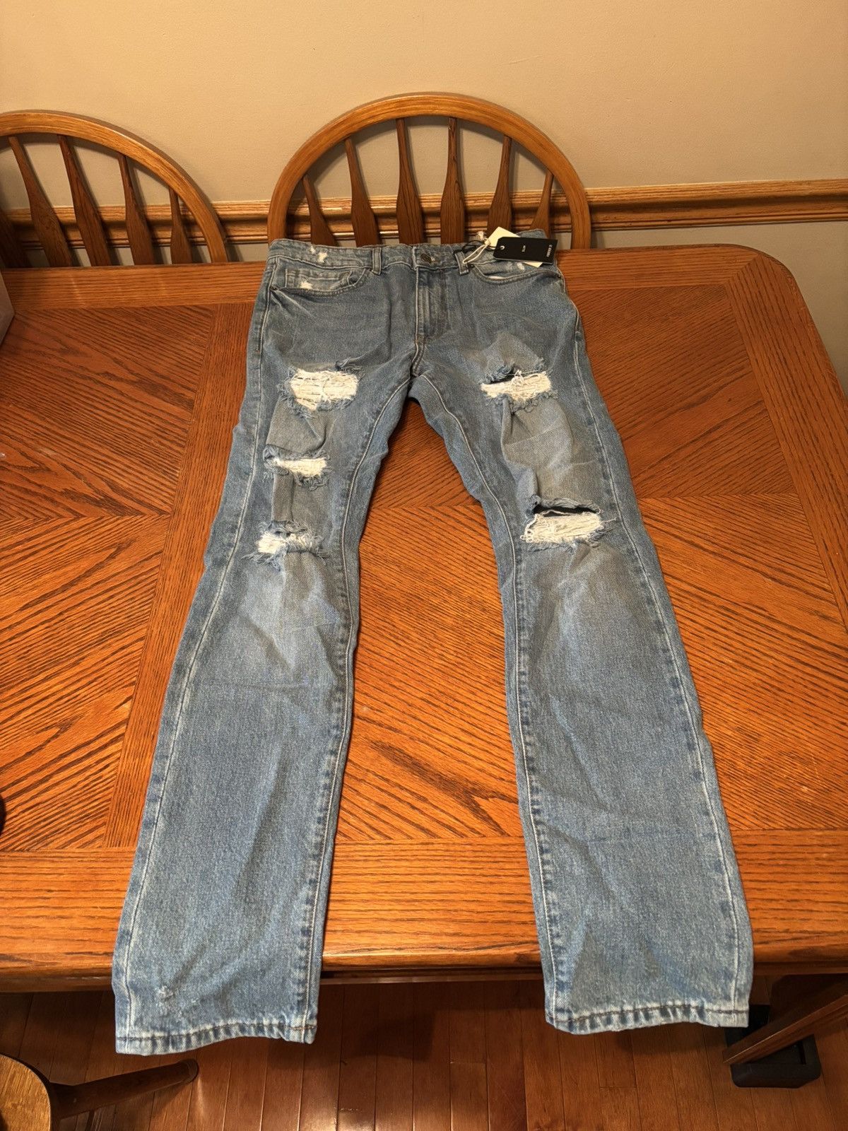 Forever 21 Forever 21 Men’s Jeans Slim Distressed Jeans Size 31 NWT New Size US 31 - 1 Thumbnail