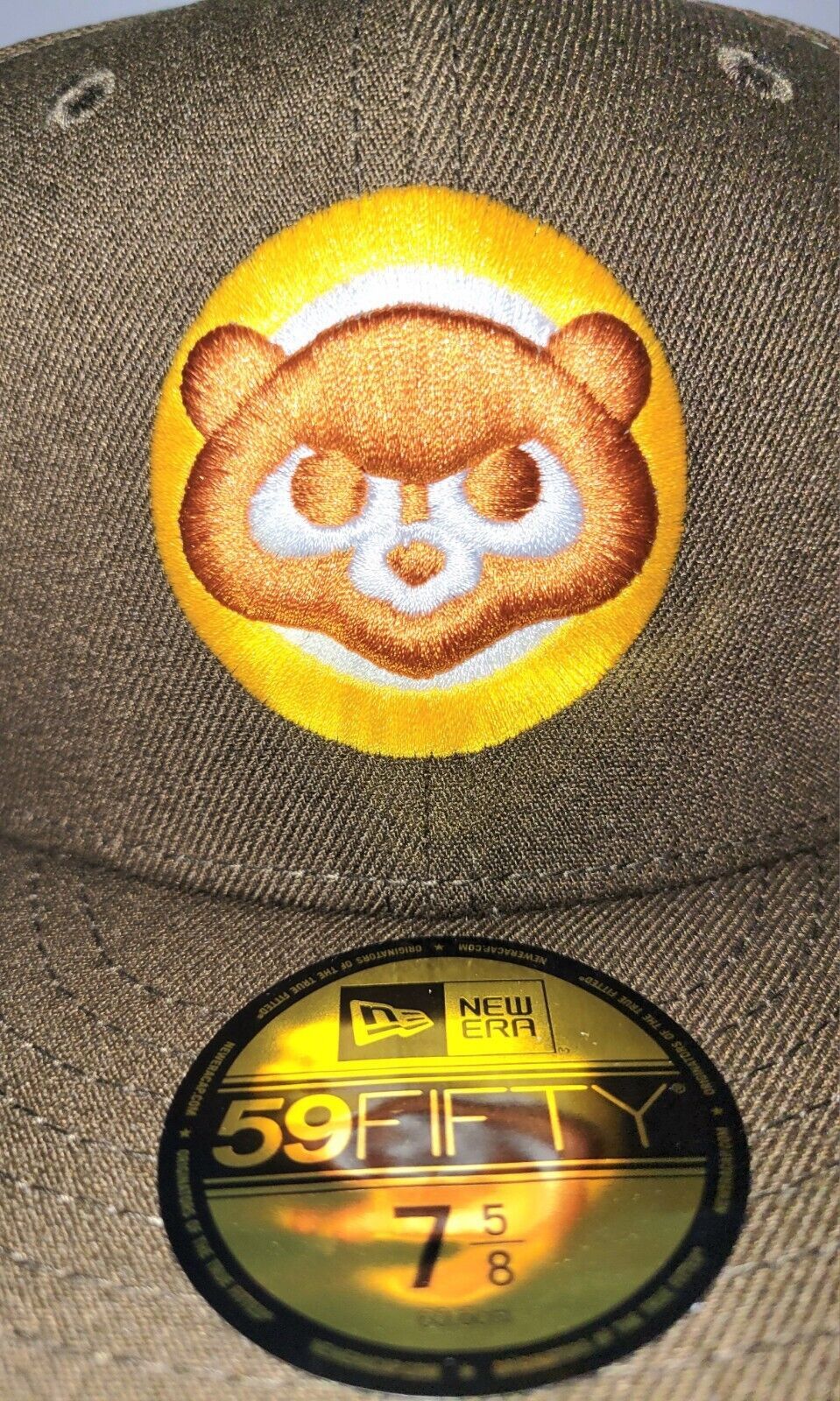 Hat Club 7 5/8 Hat Club Chicago Cubs Aux Pack Kanye West with Pin Size ONE SIZE - 2 Thumbnail