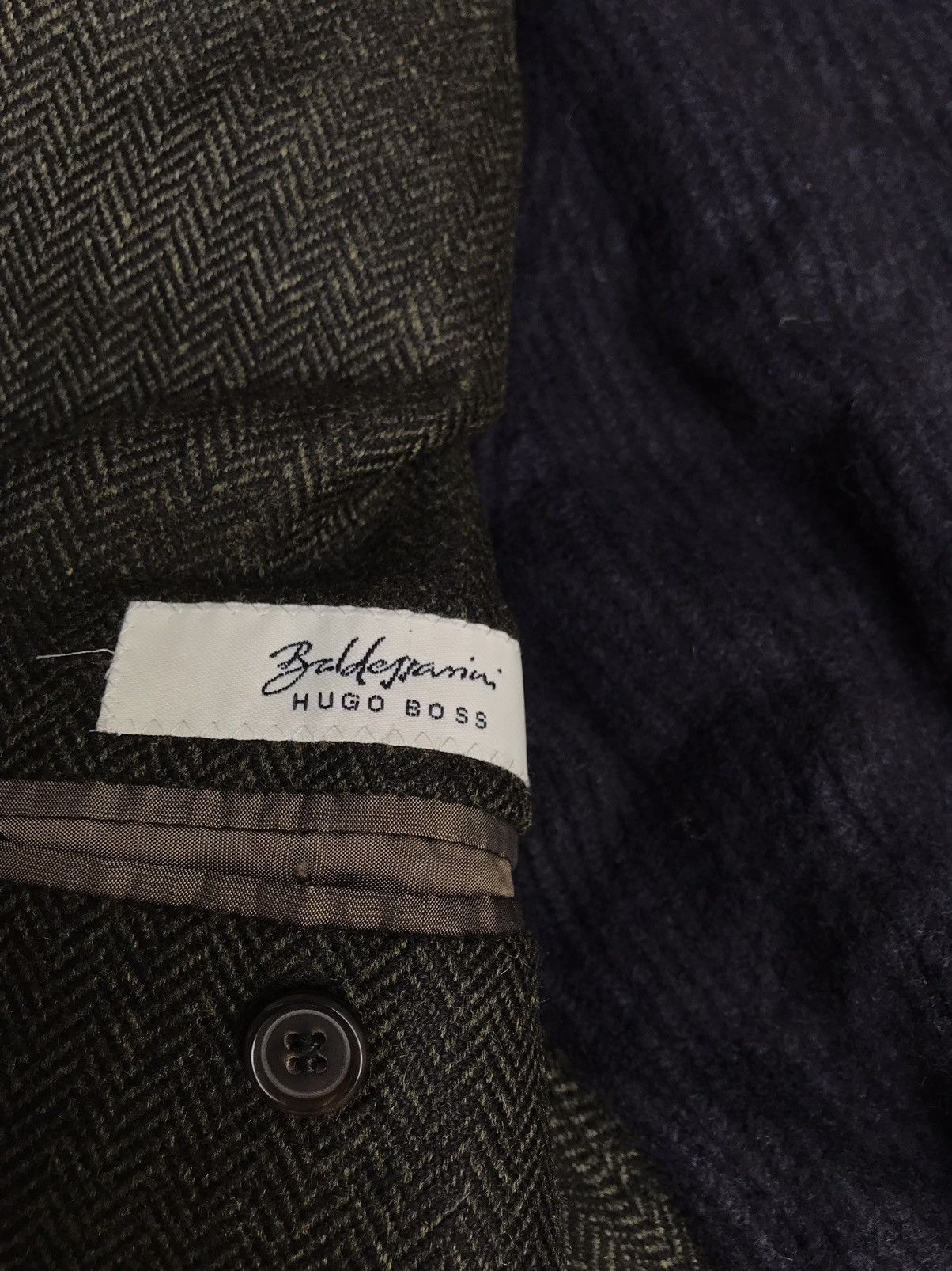 Handmade Navy ribbed thick cashmere crewneck Size US S / EU 44-46 / 1 - 9 Thumbnail