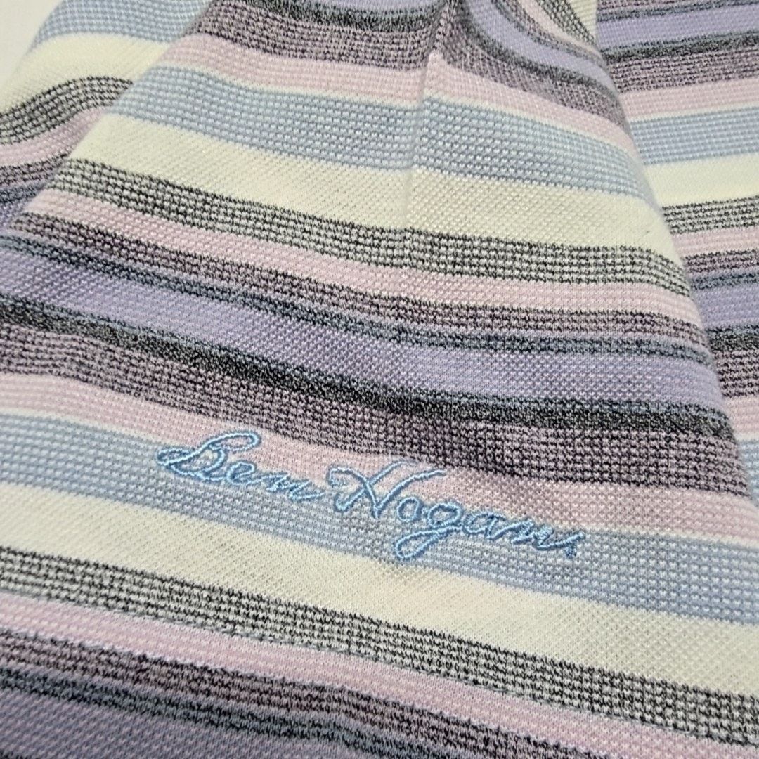 Hogan Ben Hogan XL Striped Polo Pastel Colors Casual Golf Shirt Size US XL / EU 56 / 4 - 2 Thumbnail