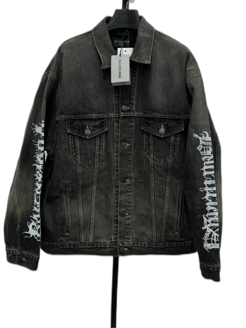 Balenciaga DIY Mental Dragon Year Denim Jacket