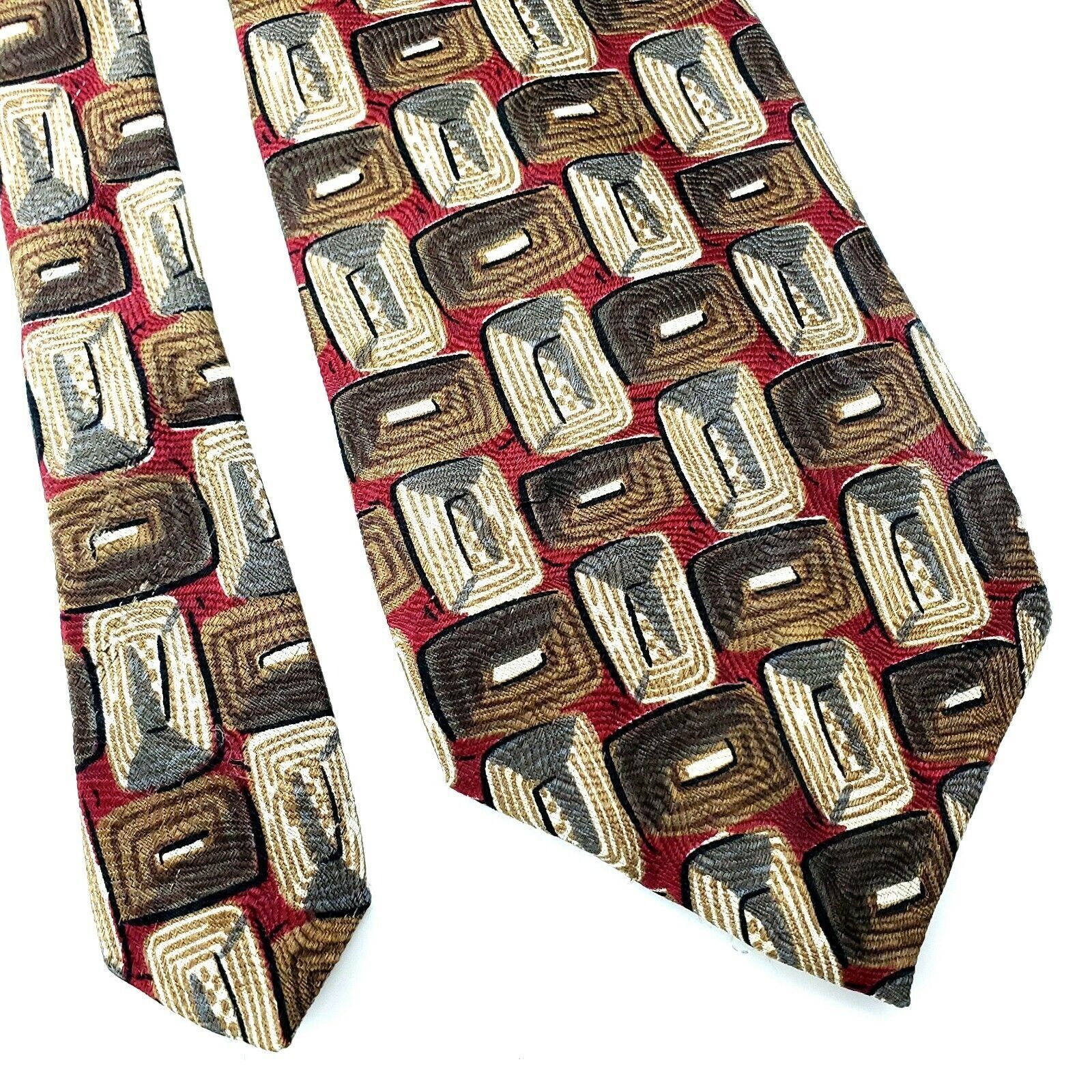 Alexander Julian Alexander Julian Colours Abstract Multi-Colored Silk Tie Pri Size ONE SIZE - 1 Thumbnail