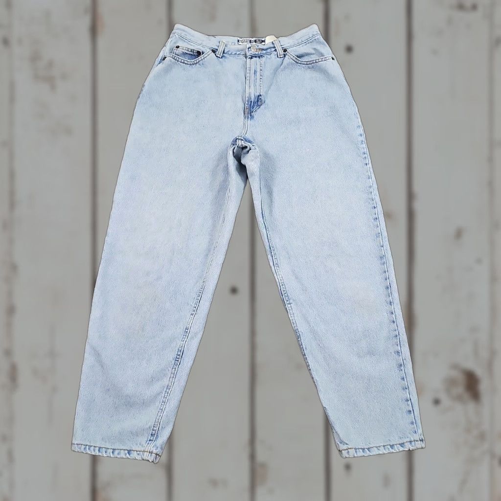 Gap VINTAGE Gap Jeans Women 14 Ankle High Light Wash Denim 27x27 Blue USA 100% Cotton Regular Style: Ankle Rise: High Size 36" / US 14 / IT 50 - 1 Thumbnail