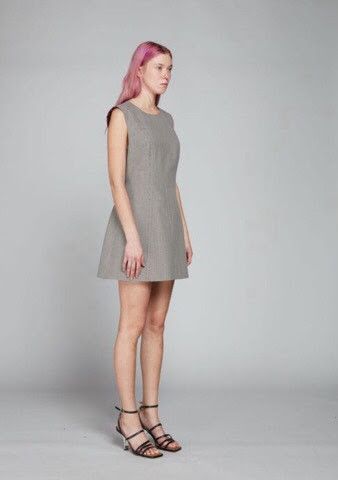 Marni o1w1db10225 Mini Dress in Light Grey Size S / US 4 / IT 40 - 2 Thumbnail