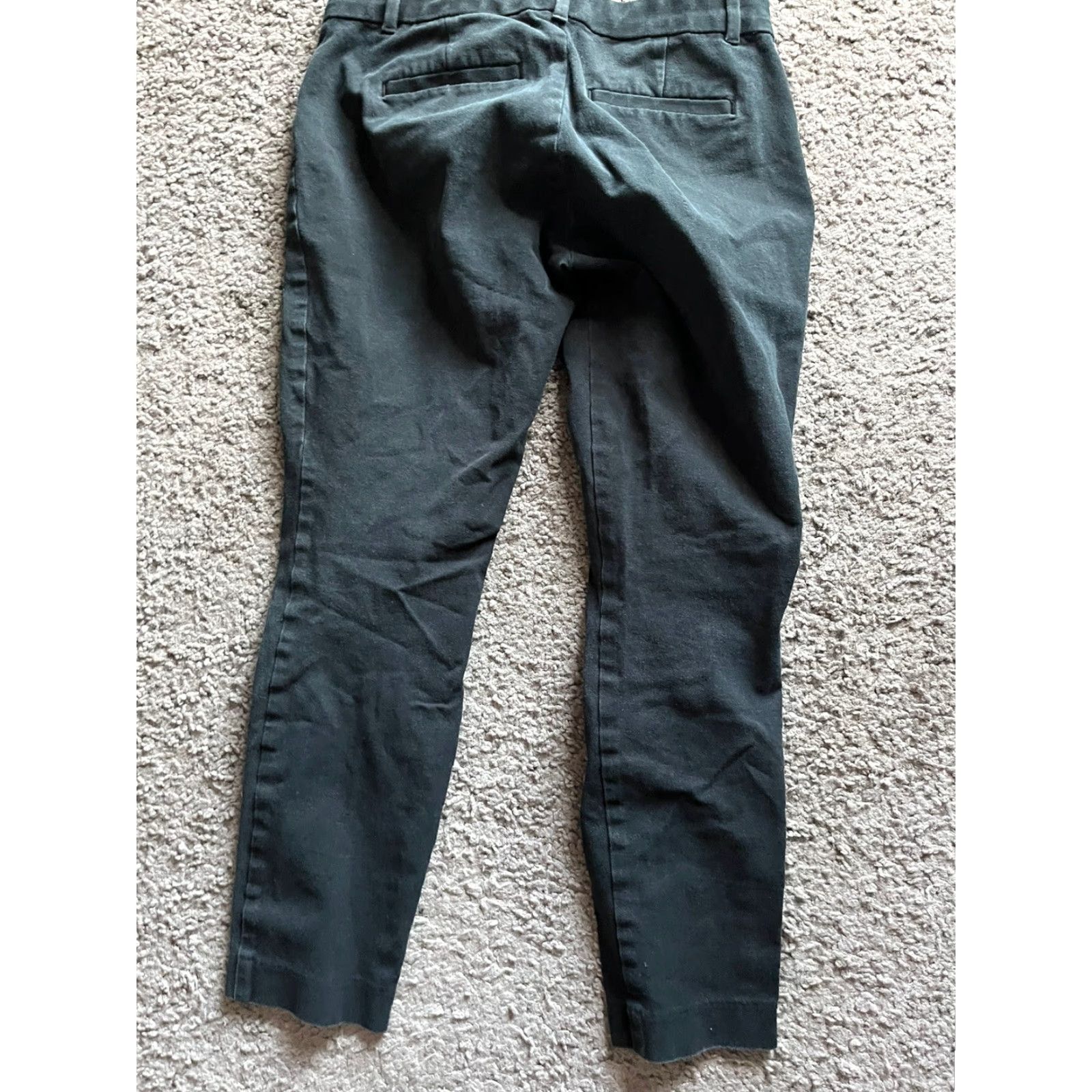Gap GAP Dress Pants - Skinny Ankle Black Cotton Blend 4R Regular Size 4 Womens Stretch Front Flat Vintage- No (Note: adapt to given constraints) Size 27" / US 4 / IT 40 - 3 Thumbnail