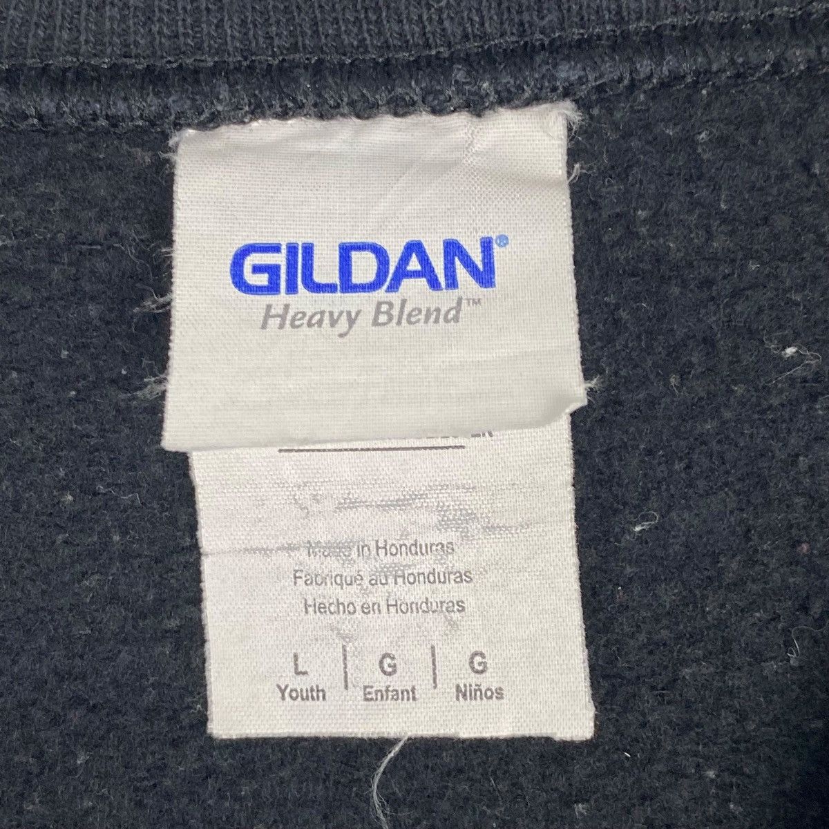 Gildan × Vintage Vintage Gildan Printed Crewneck Sweatshirt Black Size XL Size US M / EU 48-50 / 2 - 5 Thumbnail