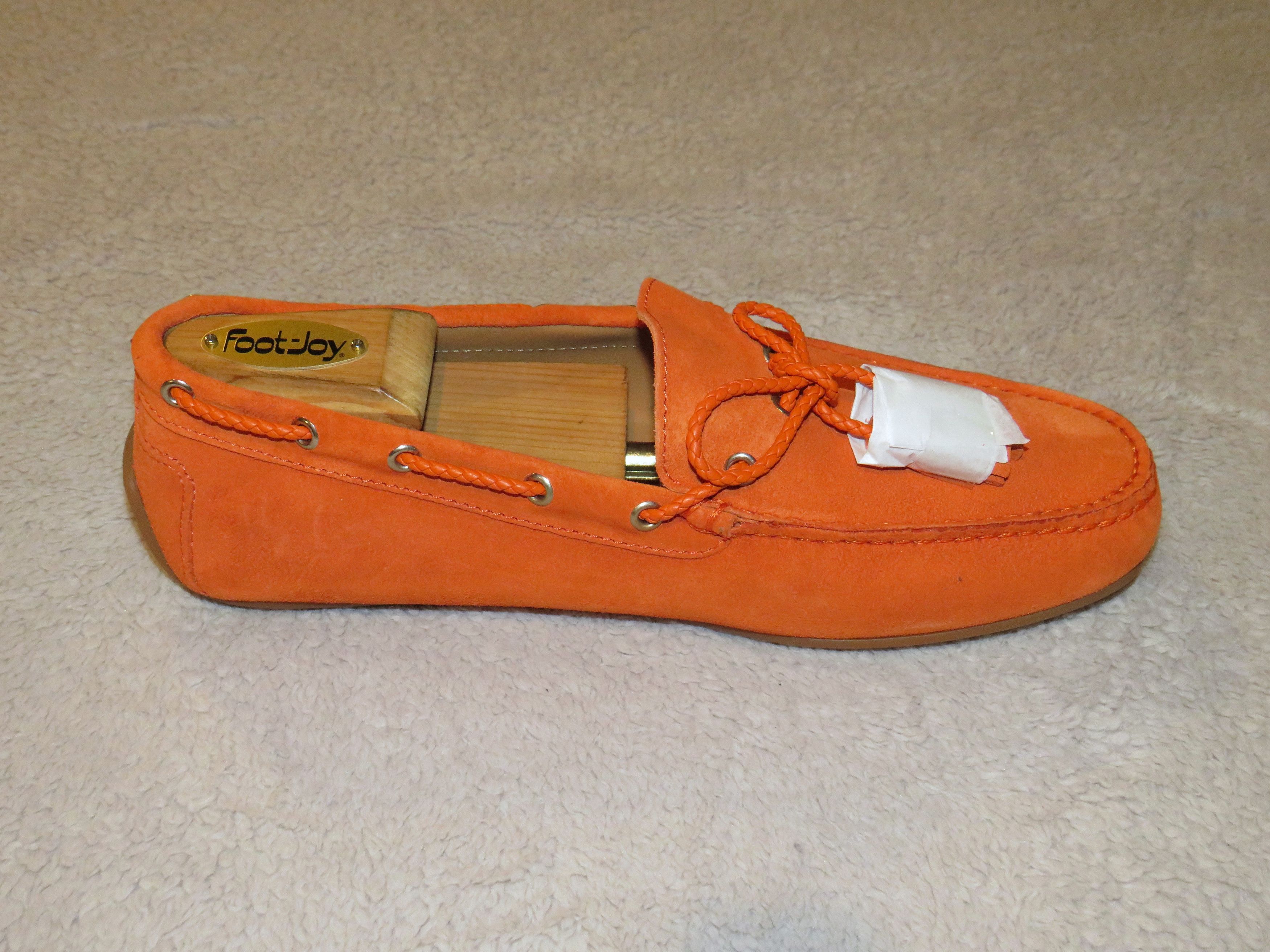 Ralph Lauren Purple Label Harold Orange Calf Skin Tassel Driving Loafers 8D NWB Size US 8 / EU 41 - 5 Thumbnail