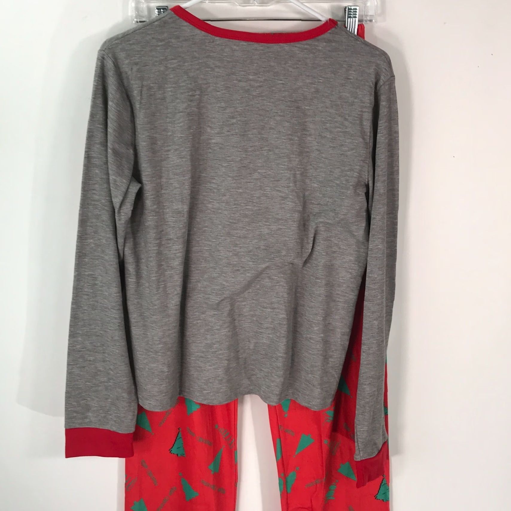 Vintage Dear Santa I'll Go For It 2 Piece Xmas Pajama Set Womens Medium Red Size ONE SIZE - 4 Thumbnail
