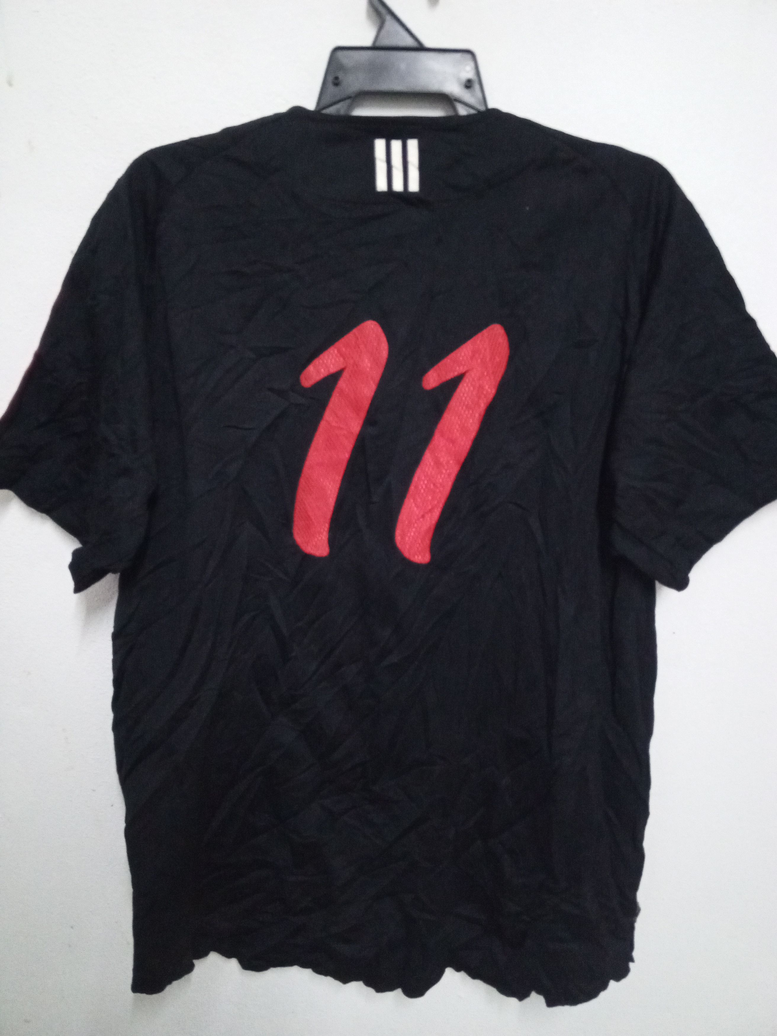 Adidas 2006- SCARFACE ×ADIDAS BUTTON JERSEY SHIRT Size US L / EU 52-54 / 3 - 6 Thumbnail