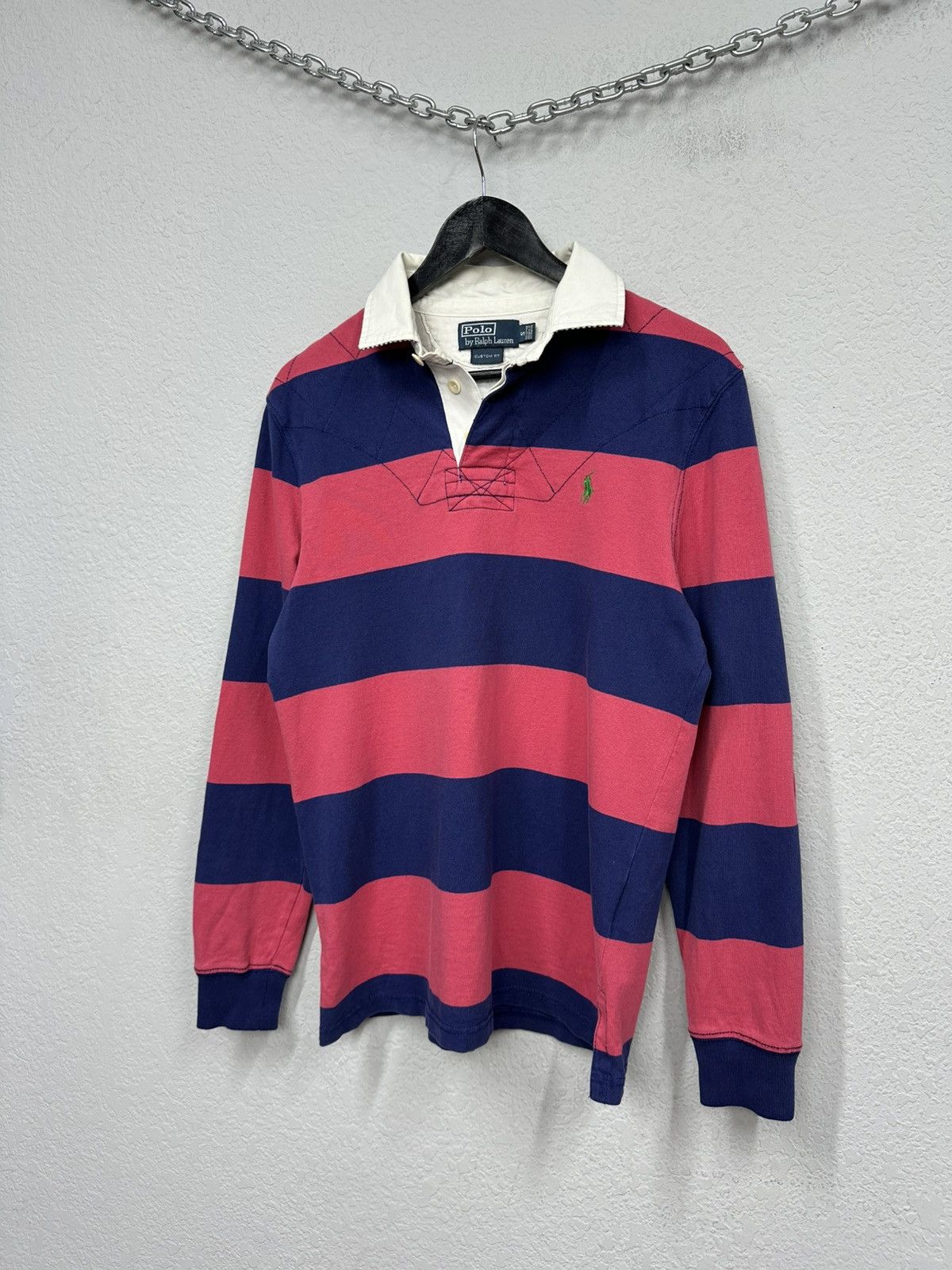 Polo Ralph Lauren Vintage Polo Ralph Lauren Rugby Polo Long Sleeve RRL Drake Size US S / EU 44-46 / 1 - 3 Thumbnail