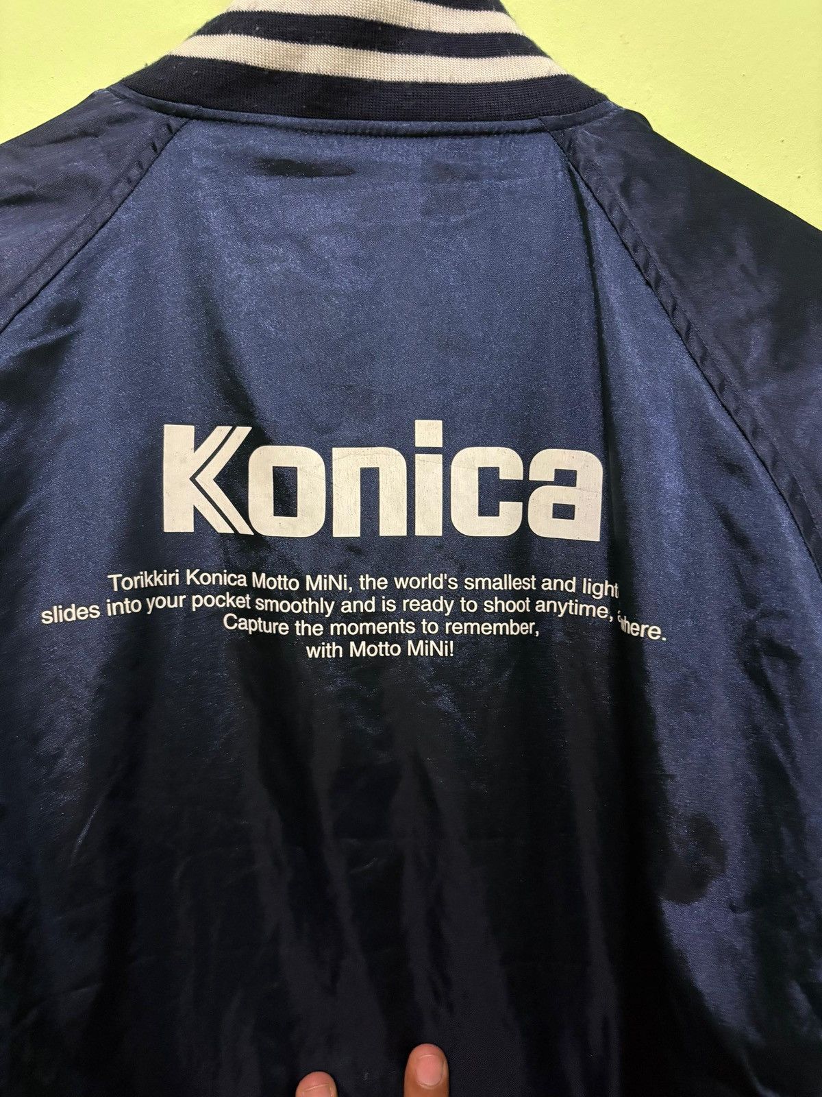 Vintage Vtg 90’s Konica Camera Mini Nylon Jacket Promo Design Size US M / EU 48-50 / 2 - 9 Thumbnail