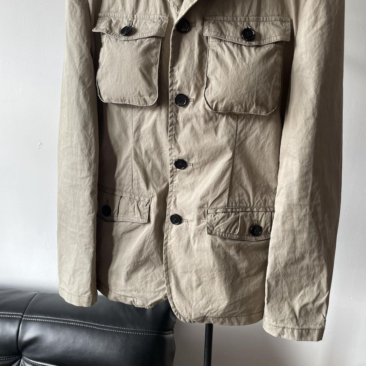Katharine Hamnett London 1990s Katharine Hamnett London Cargo Utility Nylon Jacket Size US M / EU 48-50 / 2 - 4 Thumbnail