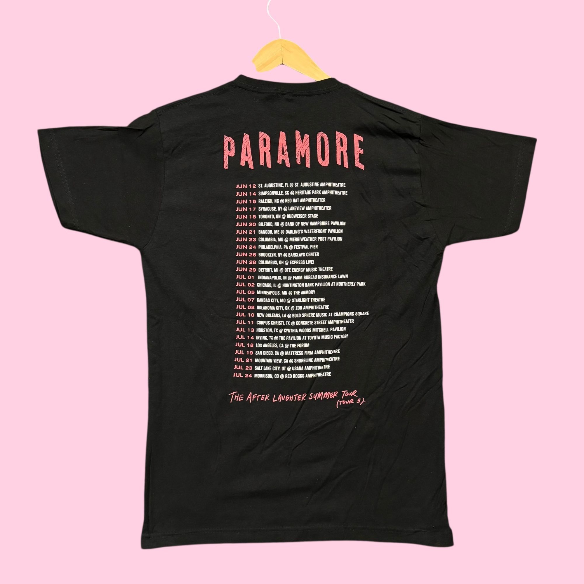 Band Tees Paramore The After Laughter Summer Tour Rock Band Tee M Size US M / EU 48-50 / 2 - 3 Thumbnail