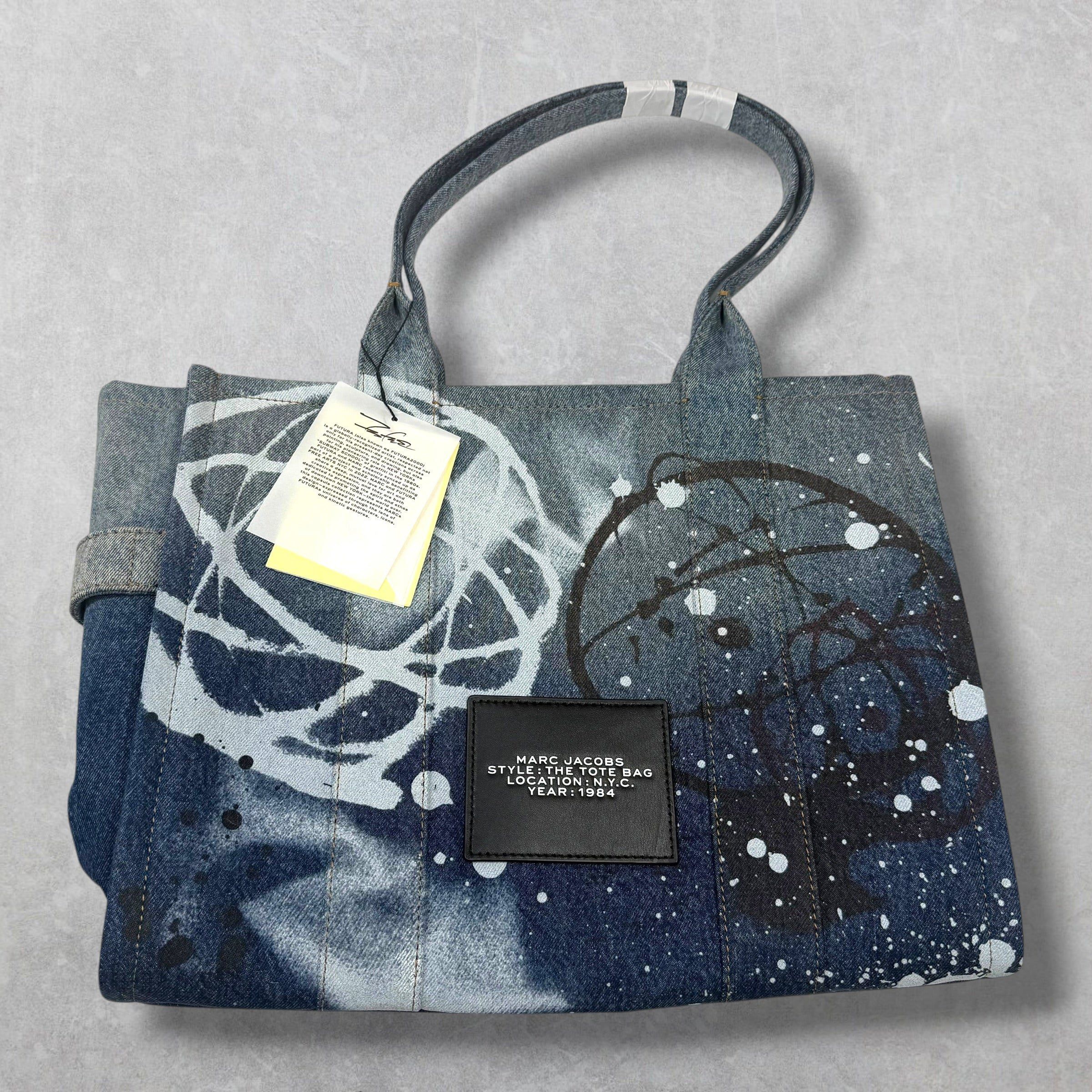 Marc Jacobs Marc Jacobs x Futura Denim Large Tote Size ONE SIZE - 2 Thumbnail