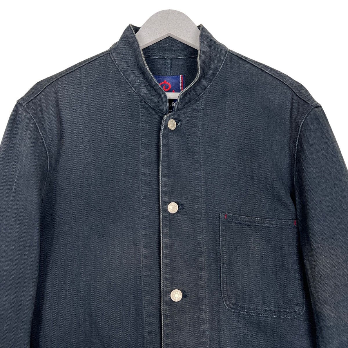 Blue Blue Japan 🔥 BLUE BLUE OBSCURE INDIGO HBT CHORE JACKET Size US M / EU 48-50 / 2 - 3 Thumbnail