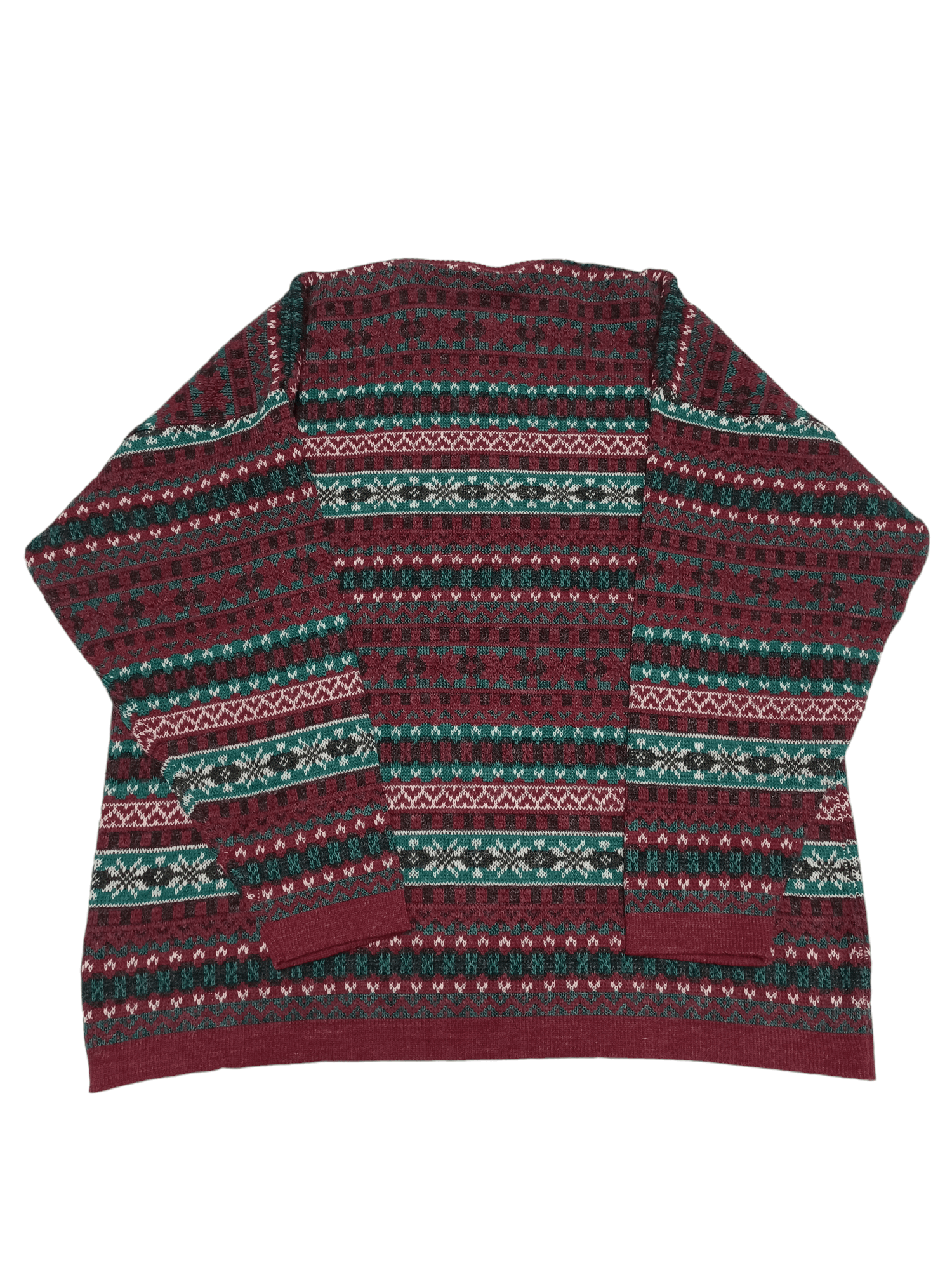 Other 80S OR EARLY 90S MADE IN ITALY WOOL OVERSIZE SWEATER Size US L / EU 52-54 / 3 - 2 Thumbnail