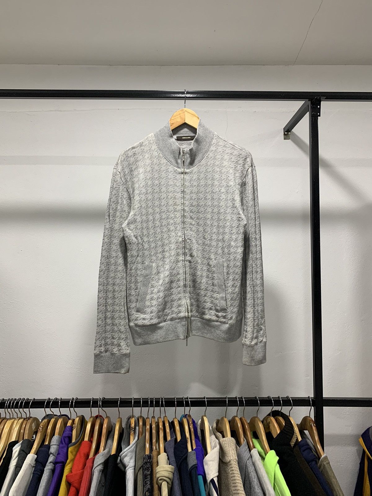 Comme Ca Ism Monogram Zipper Sweater Punk 90s
