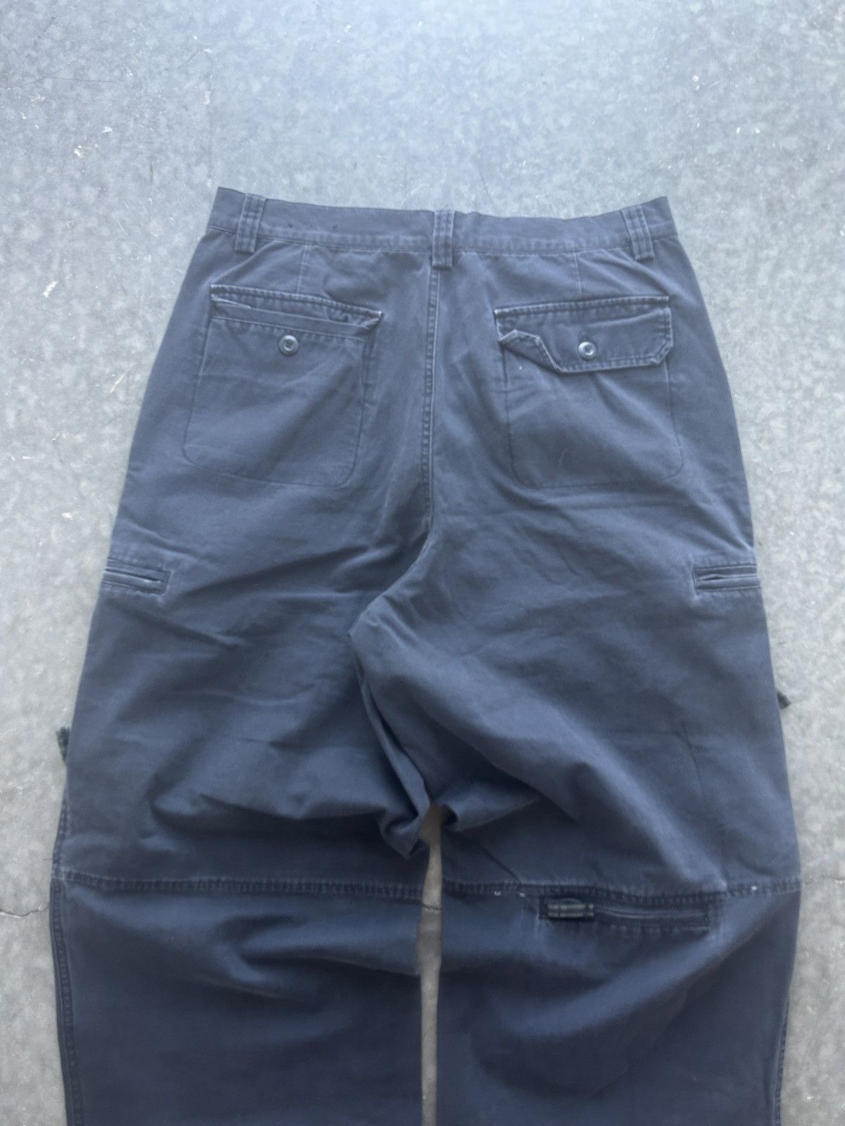 Japanese Brand × Vintage Vintage Y2K Baggy Geographic Cargo Pants Size US 34 / EU 50 - 7 Thumbnail