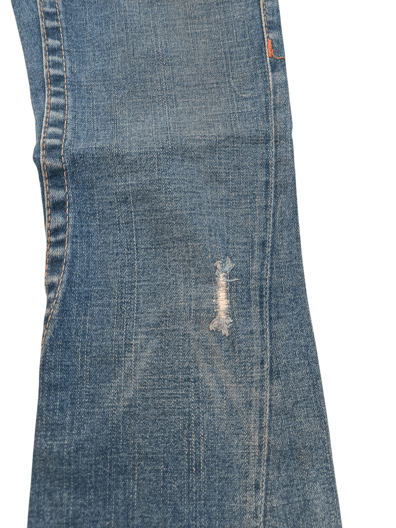 American Apparel × True Religion VINTAGE FLARED 💥 TRUE RELIGION DISTRESSED JOEY DENIM TR12 Size 27" / US 4 / IT 40 - 16 Thumbnail