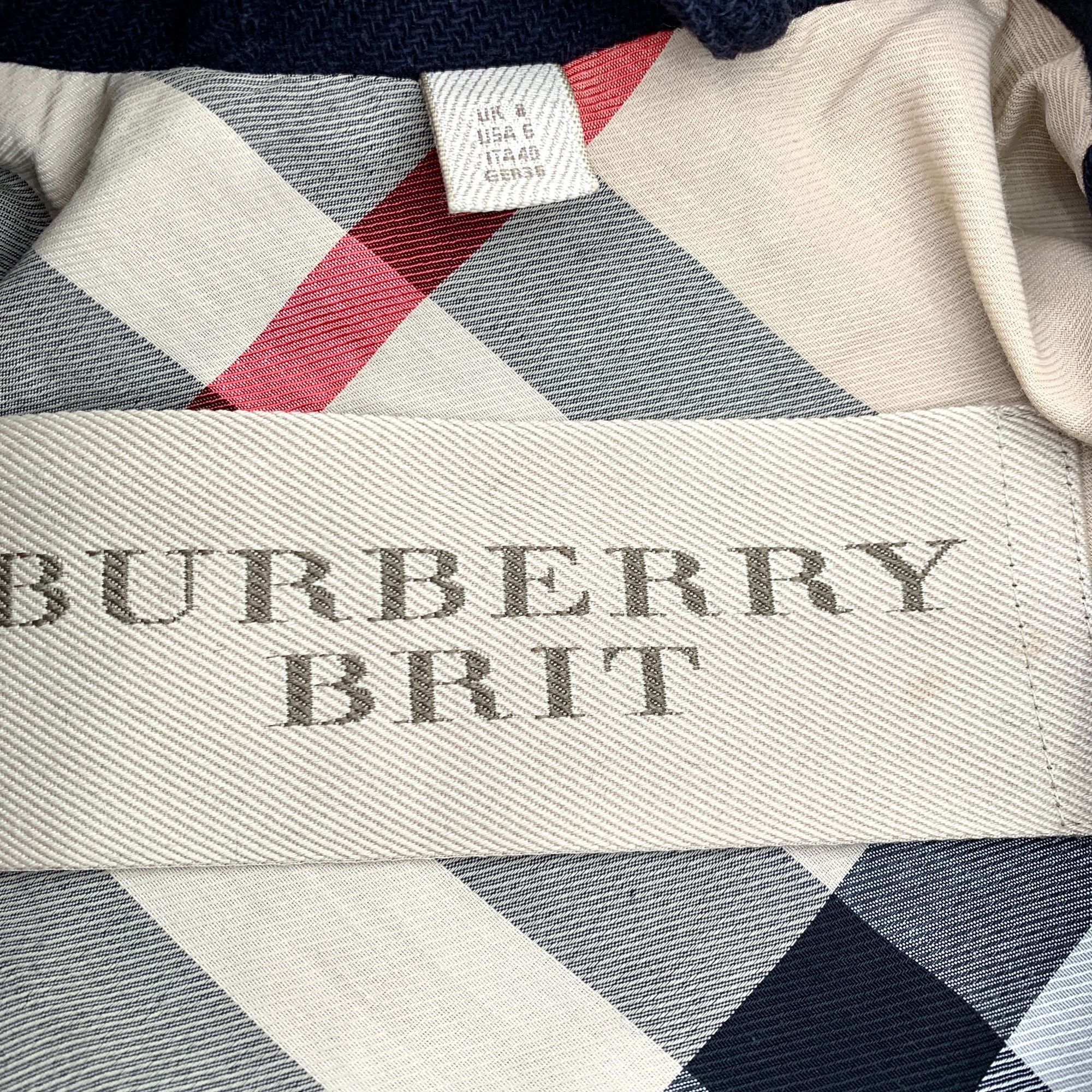Burberry Burberry Brit Wool & Nylon Blend Womens Coat Size 6 With But Size M / US 6-8 / IT 42-44 - 6 Thumbnail