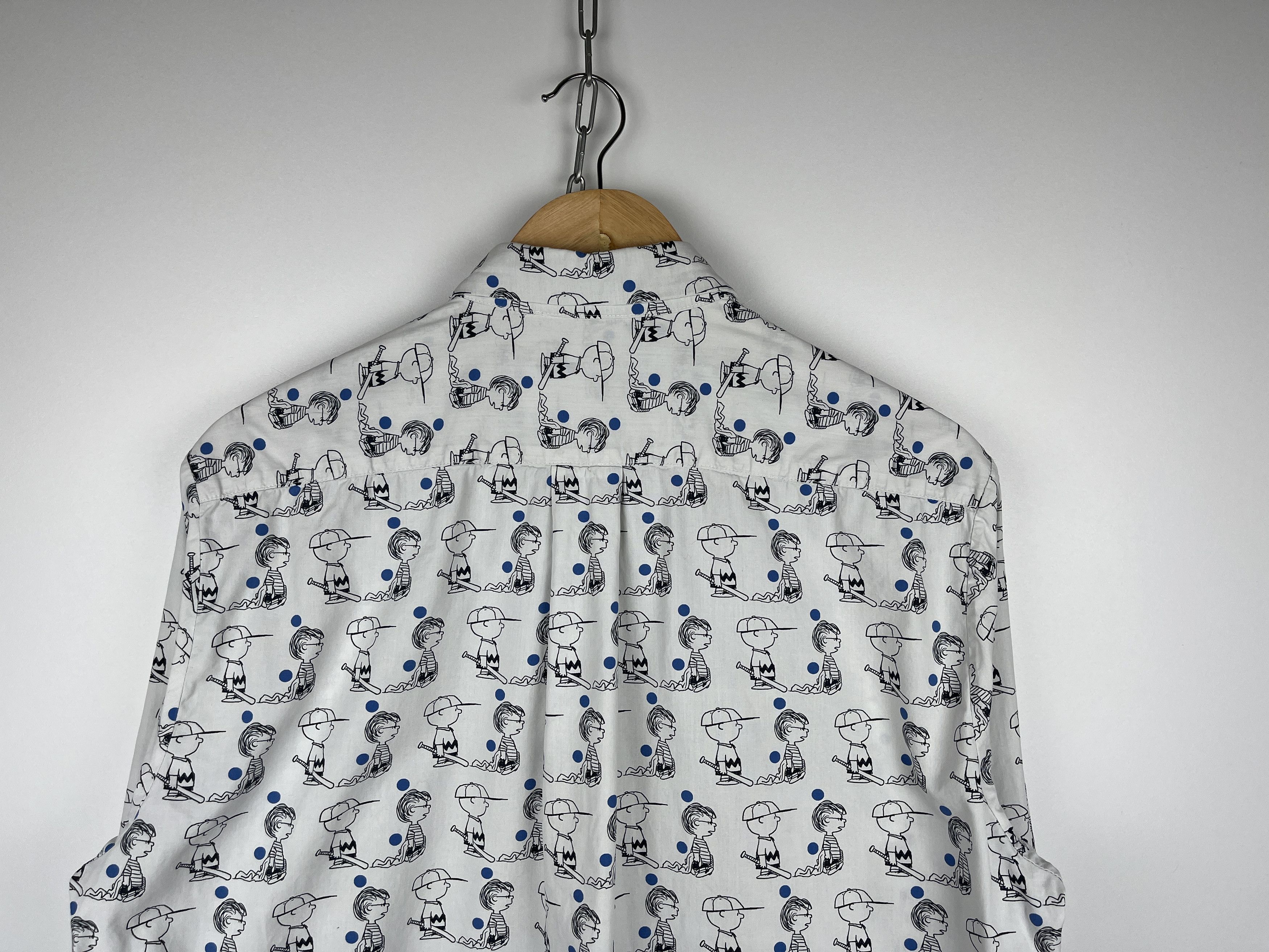 Peanuts Peter Jensen x Peanuts Long Sleeve Shirt Size fits to M Size US M / EU 48-50 / 2 - 15 Thumbnail