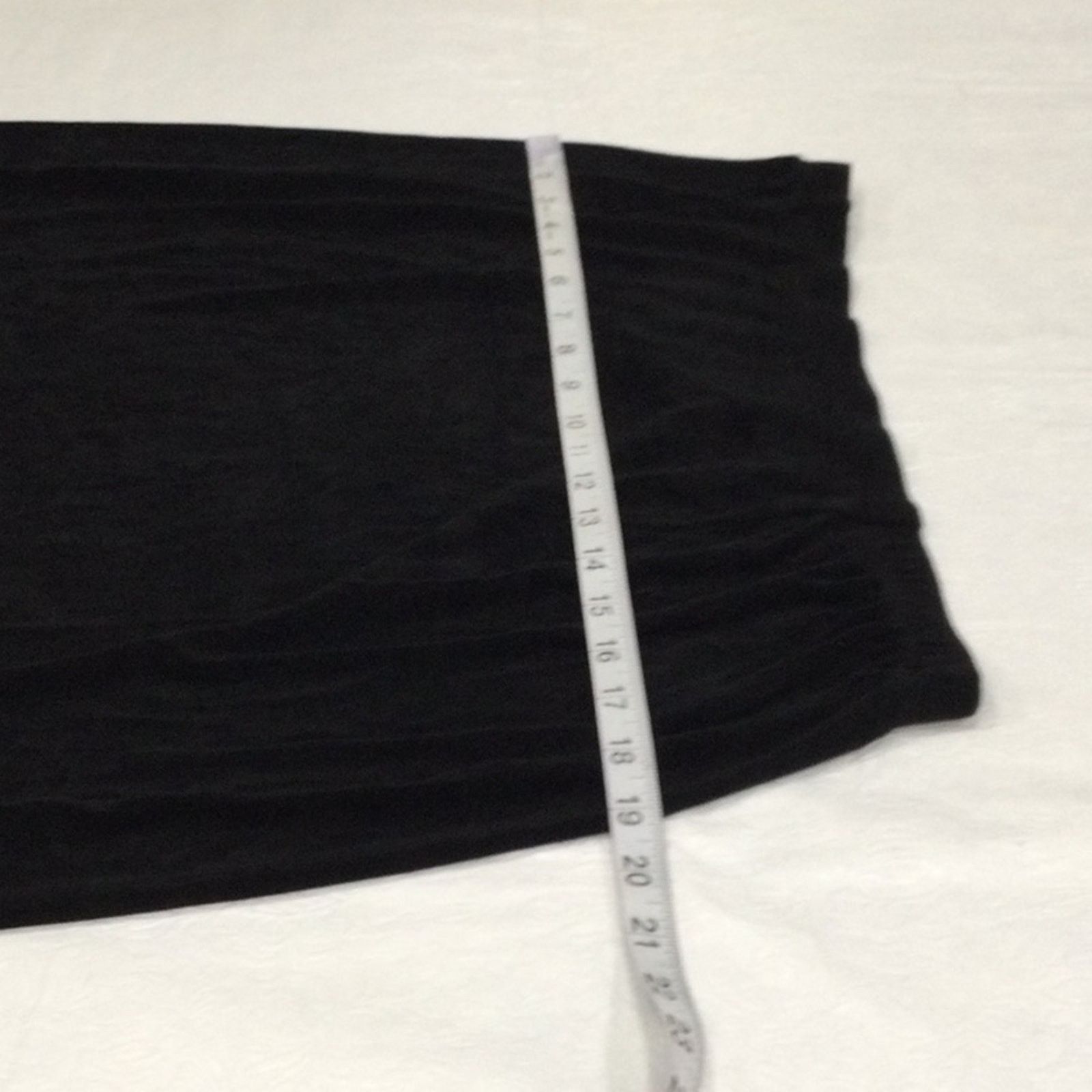 Chicos Chico's Travelers Black Elastic Waist Straight Skirt 3/XL/16 Size 38" / US 16 / IT 52 - 8 Thumbnail