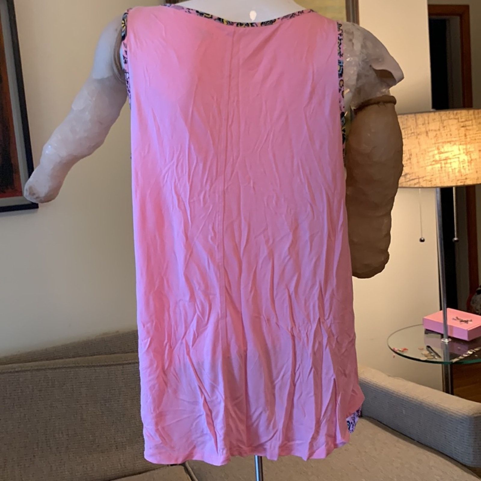 Loft LOFT pink floral sleeveless cami tank top Size L / US 10 / IT 46 - 5 Thumbnail