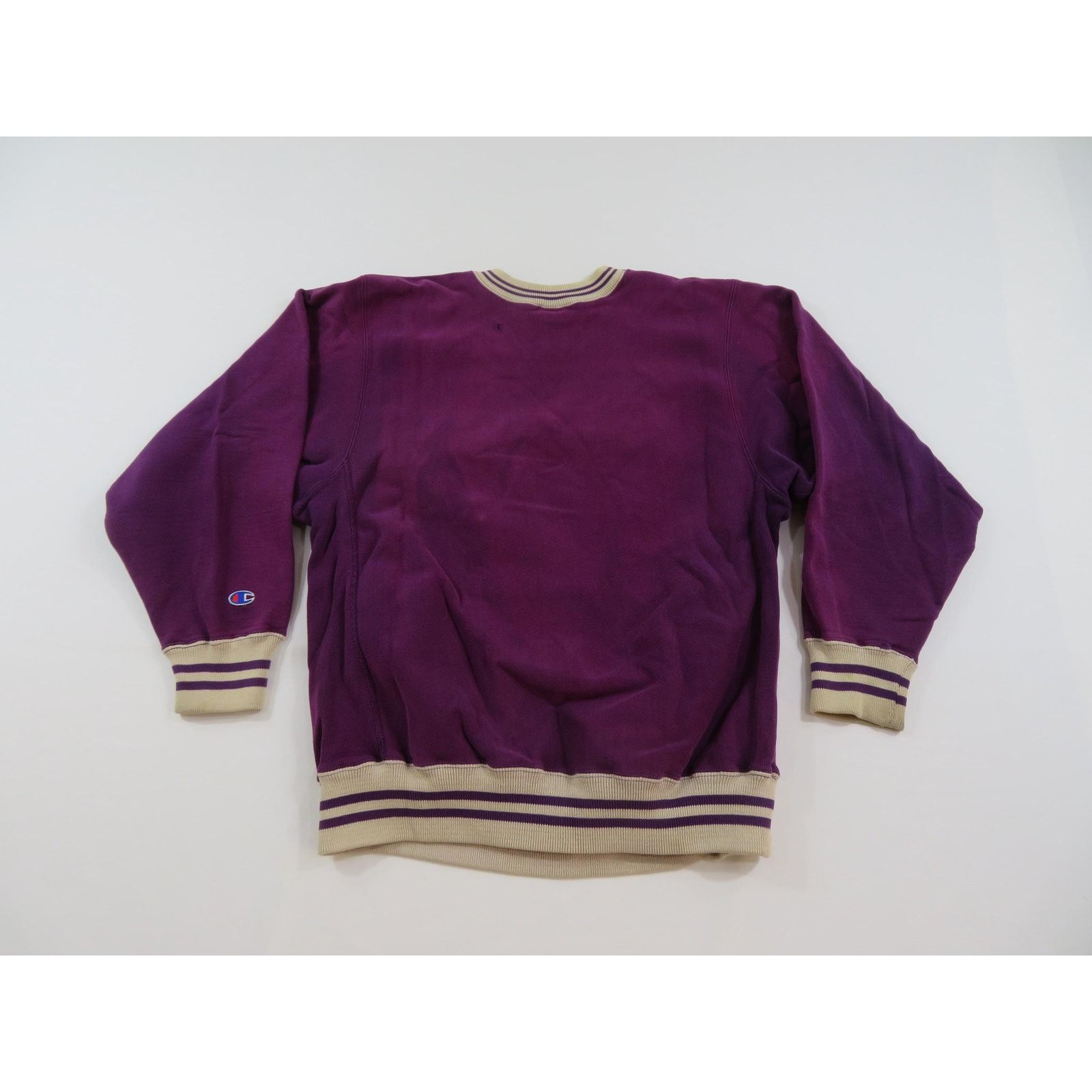 Champion Champion Reverse Weave Sweatshirt Spellout Purple Sz M 1990s Size US M / EU 48-50 / 2 - 2 Thumbnail