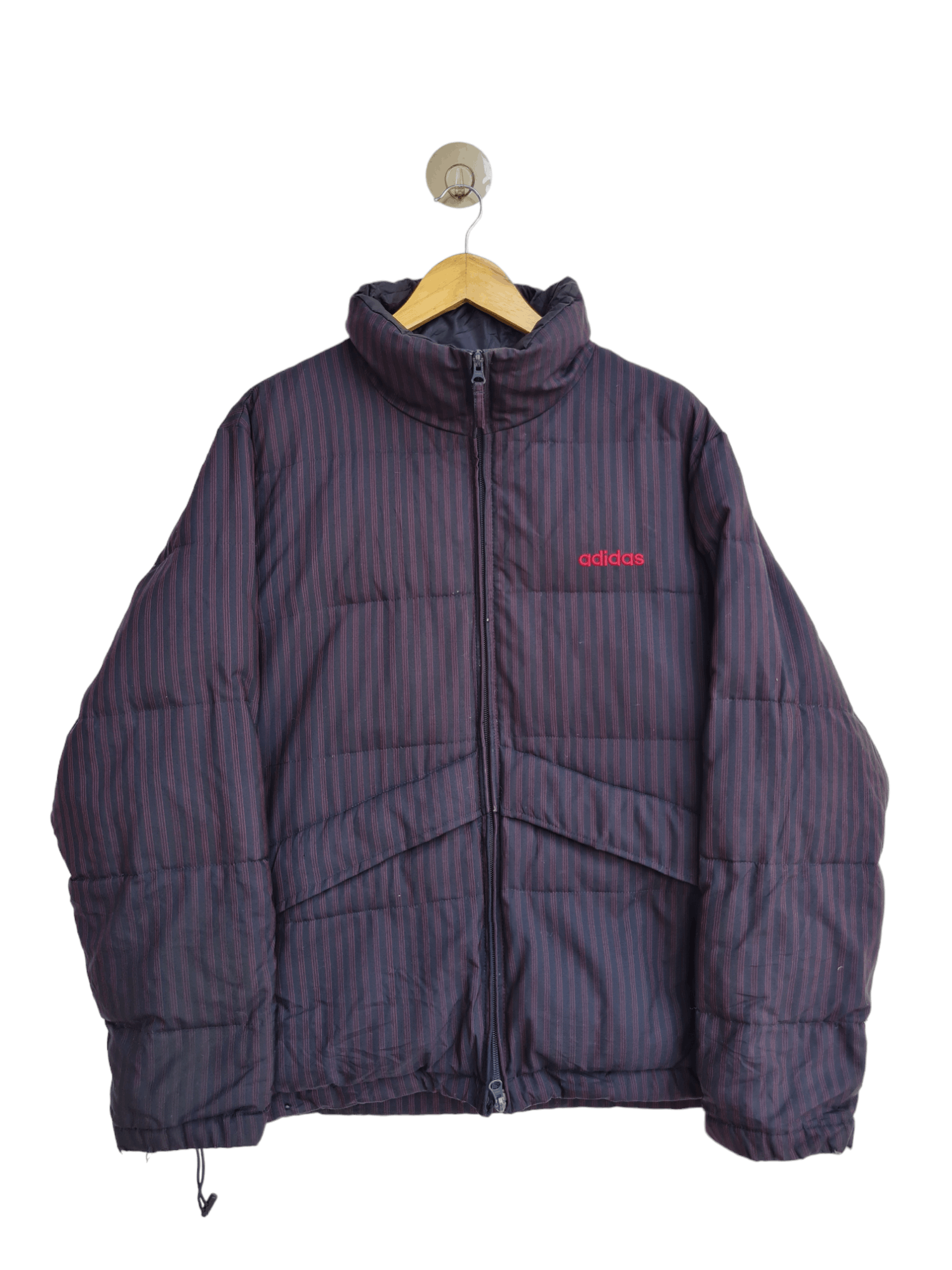 Adidas × Vintage Adidas Down Jacket Vintage Size US L / EU 52-54 / 3 - 1 Thumbnail