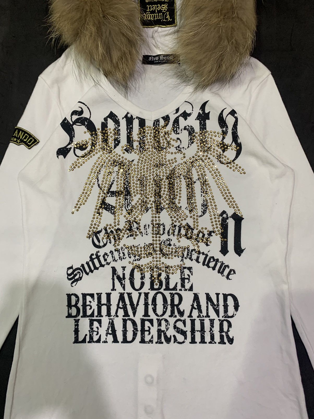 If Six Was Nine 🖤BLACKDAY🖤NewSense FurHoodie poem studded ifsixwasnine Size US M / EU 48-50 / 2 - 2 Thumbnail