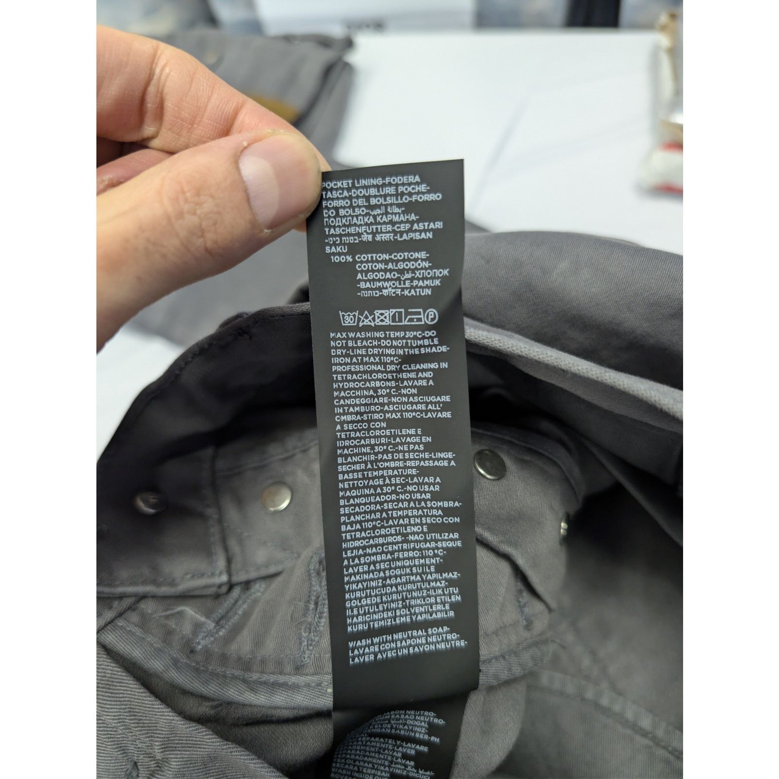 Tom Ford o1rshd1 Tapered Jeans in Grey Size US 31 - 19 Thumbnail