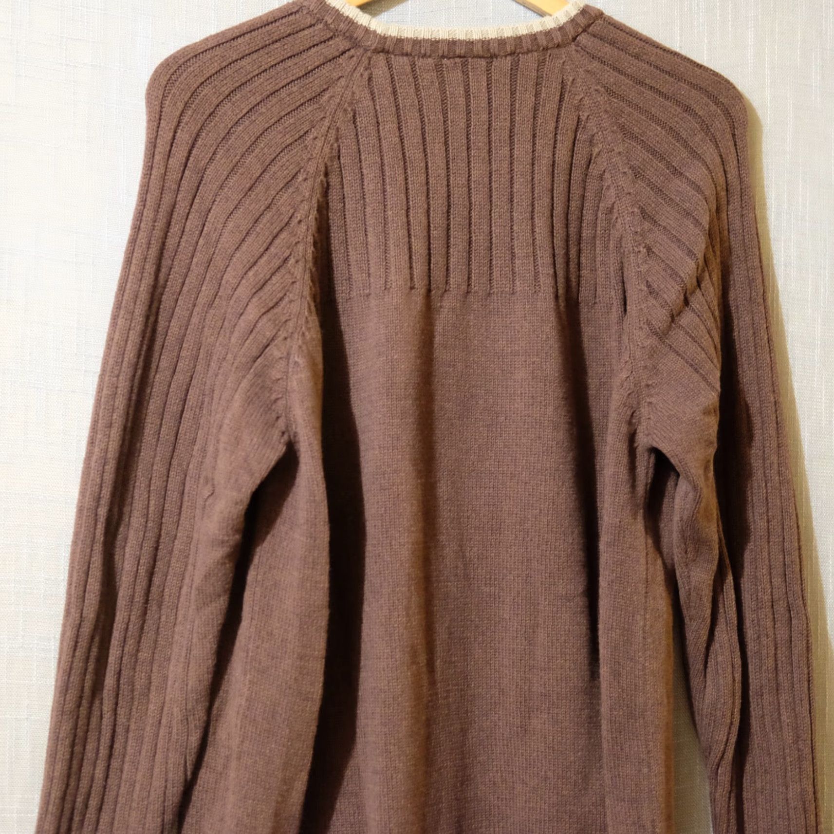 Vintage Columbia Pullover Sweater Brown Crew Neck Ribbed 100% Cotton Mens XL #A2-60 Size US XL / EU 56 / 4 - 5 Thumbnail