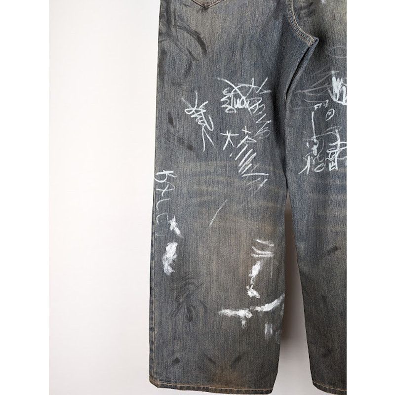 Balenciaga o1rshd1 Q:2 / Baggy Pants / Jeans in Light Blue Size US 34 / EU 50 - 13 Thumbnail