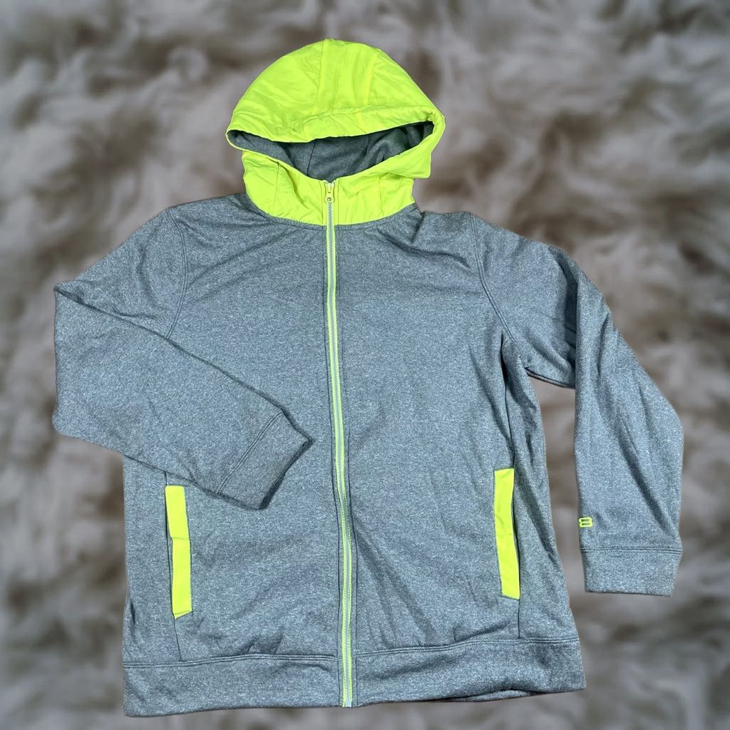 Layer 8 Layer 8 Mens Hoodie Large Full Zip Hoodie Hooded Shirt Gray Green Navy Multicolor Zip Front Sweatshirt Regular Fit OS none Size US L / EU 52-54 / 3 - 1 Thumbnail