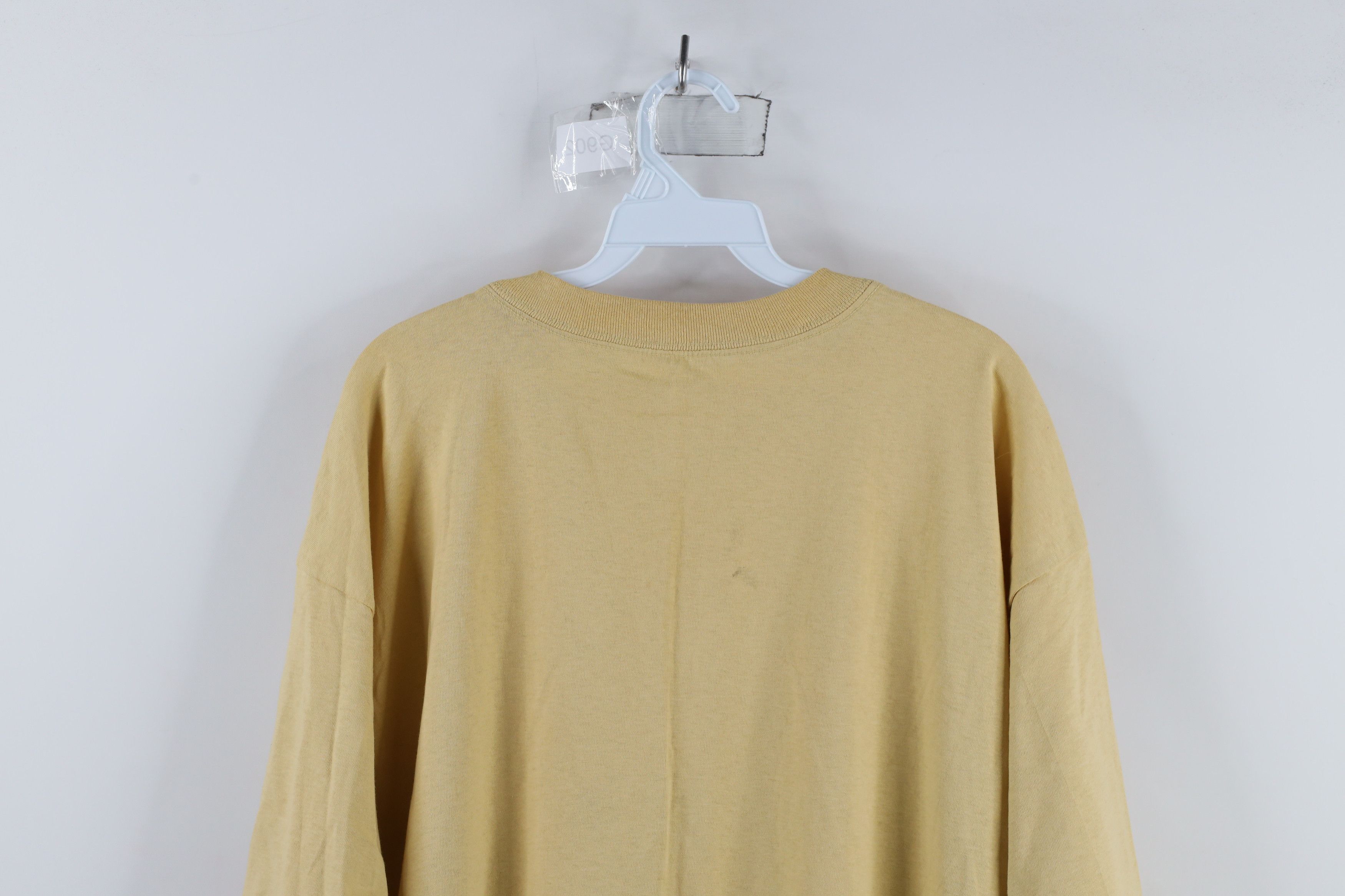 Adidas × Vintage Vintage Adidas Spell Out Notre Dame University T-Shirt Gold Size US XL / EU 56 / 4 - 13 Thumbnail