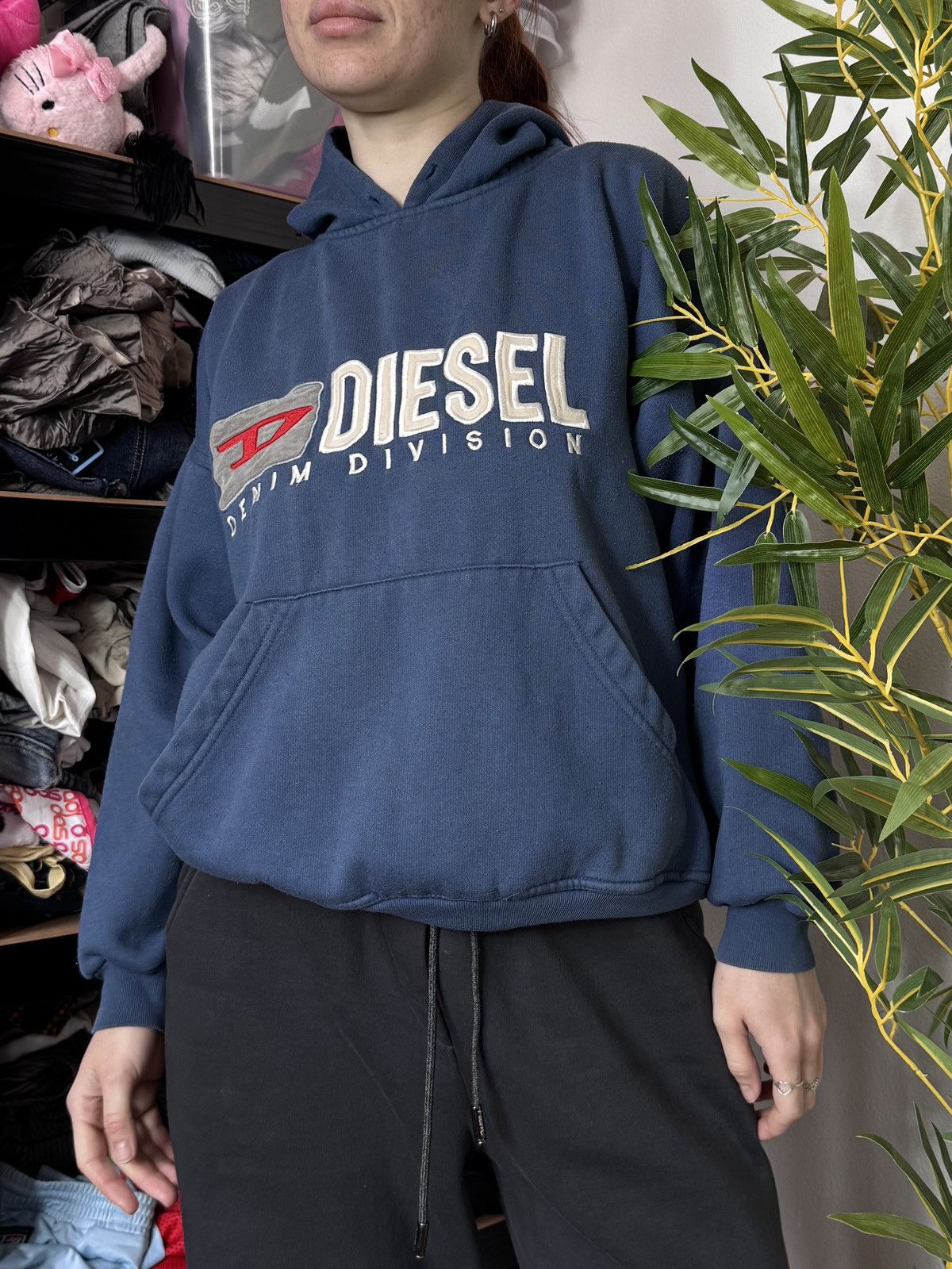 Diesel VINTAGE DIESEL BOOTLEG 2000s HOODIE Size M / US 6-8 / IT 42-44 - 2 Thumbnail