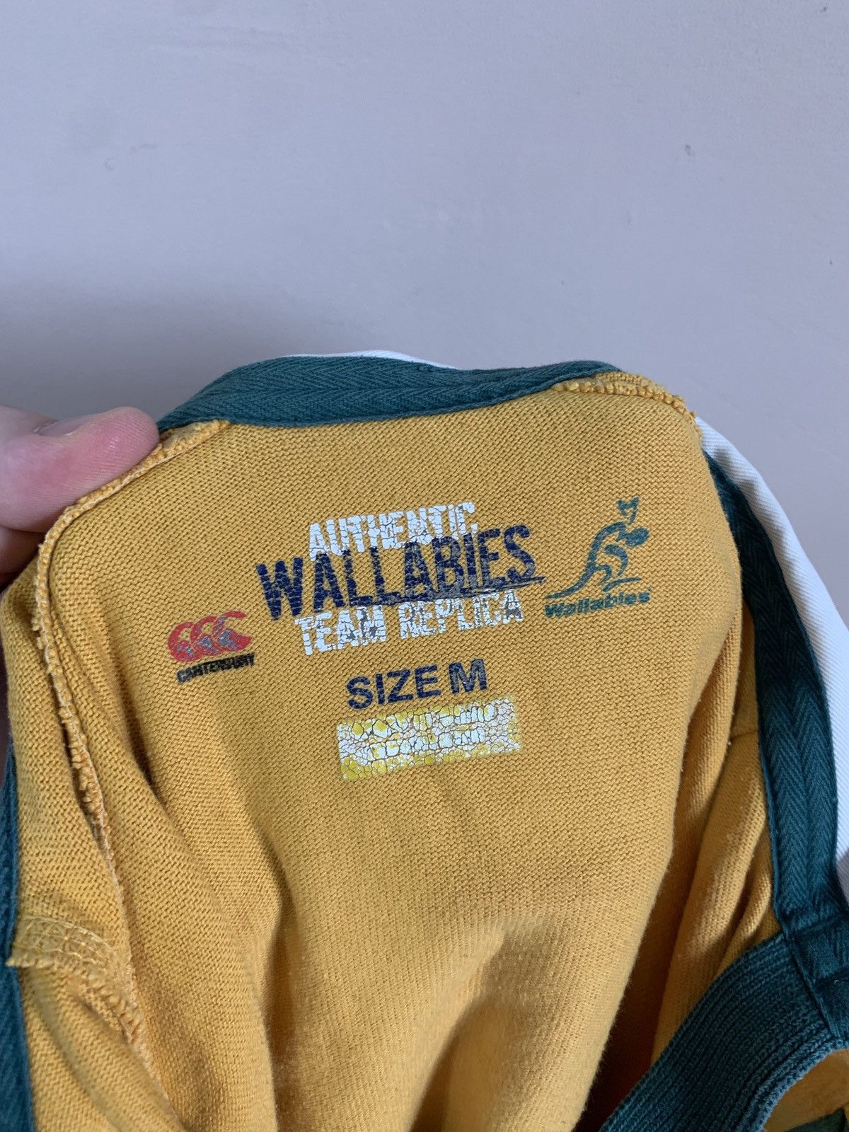 Canterbury of New Zealand × Vintage Australia Home Rugby Union Shirt Canterbury Jersey Size M Size US M / EU 48-50 / 2 - 12 Thumbnail
