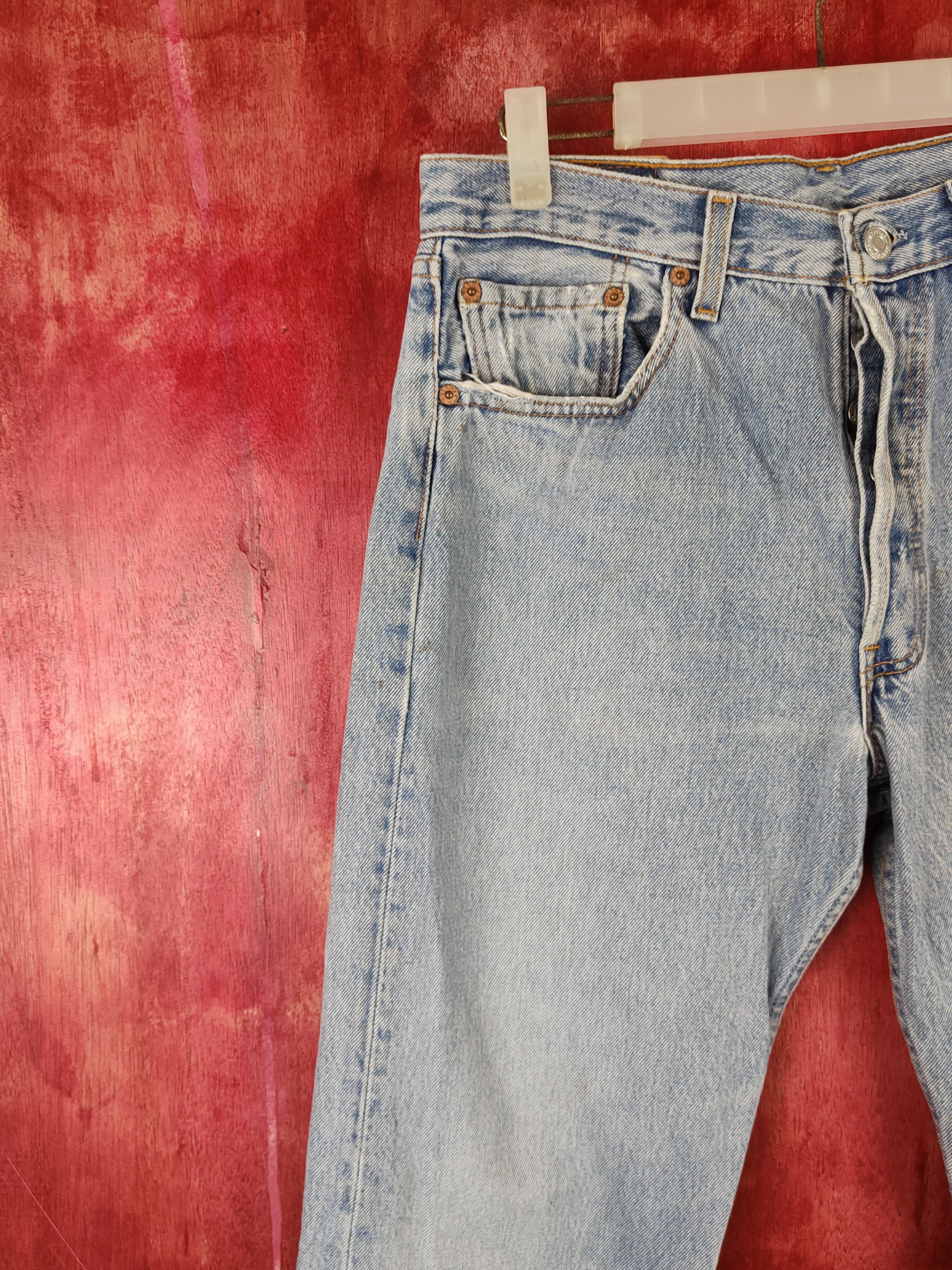 Levi's 501 Levi's Blue vintage Denim Pants #S1368 Size US 32 / EU 48 - 3 Thumbnail