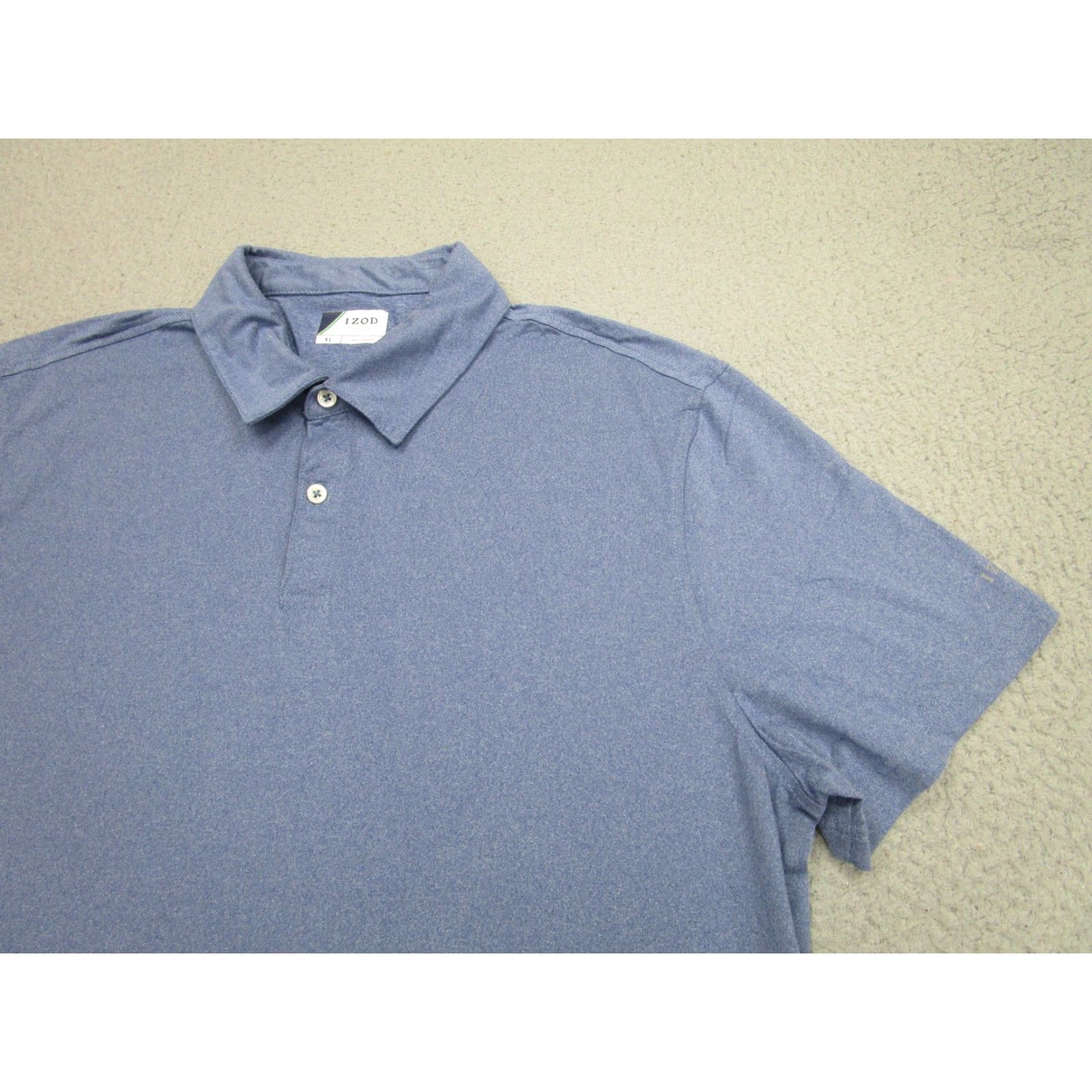 Izod Izod Polo Shirt Men XL Blue Performance Stretch Moisture Wicking Golf Short Sleeve Collared Shirt Size US XL / EU 56 / 4 - 2 Thumbnail